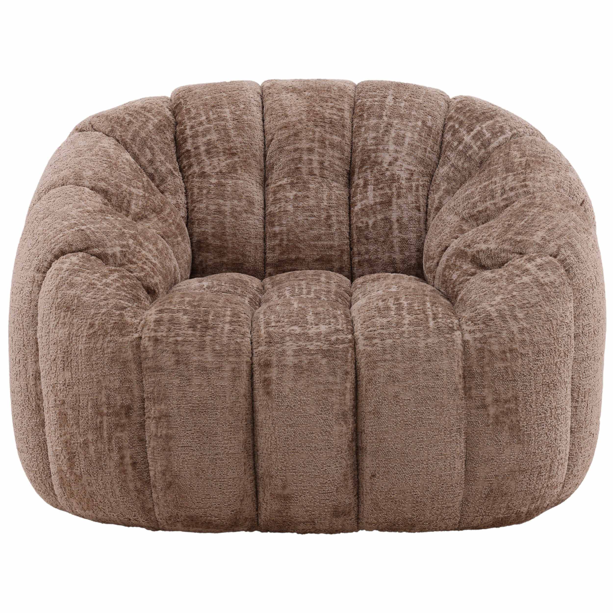 Rume Swivel Chair, Brown - Image 2