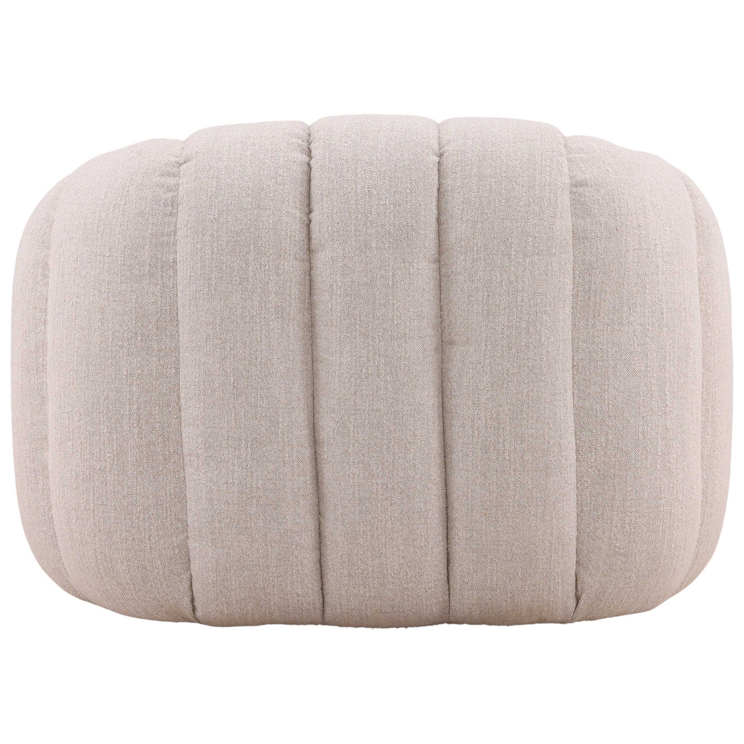 Rume Swivel Chair, Cream - Image 4