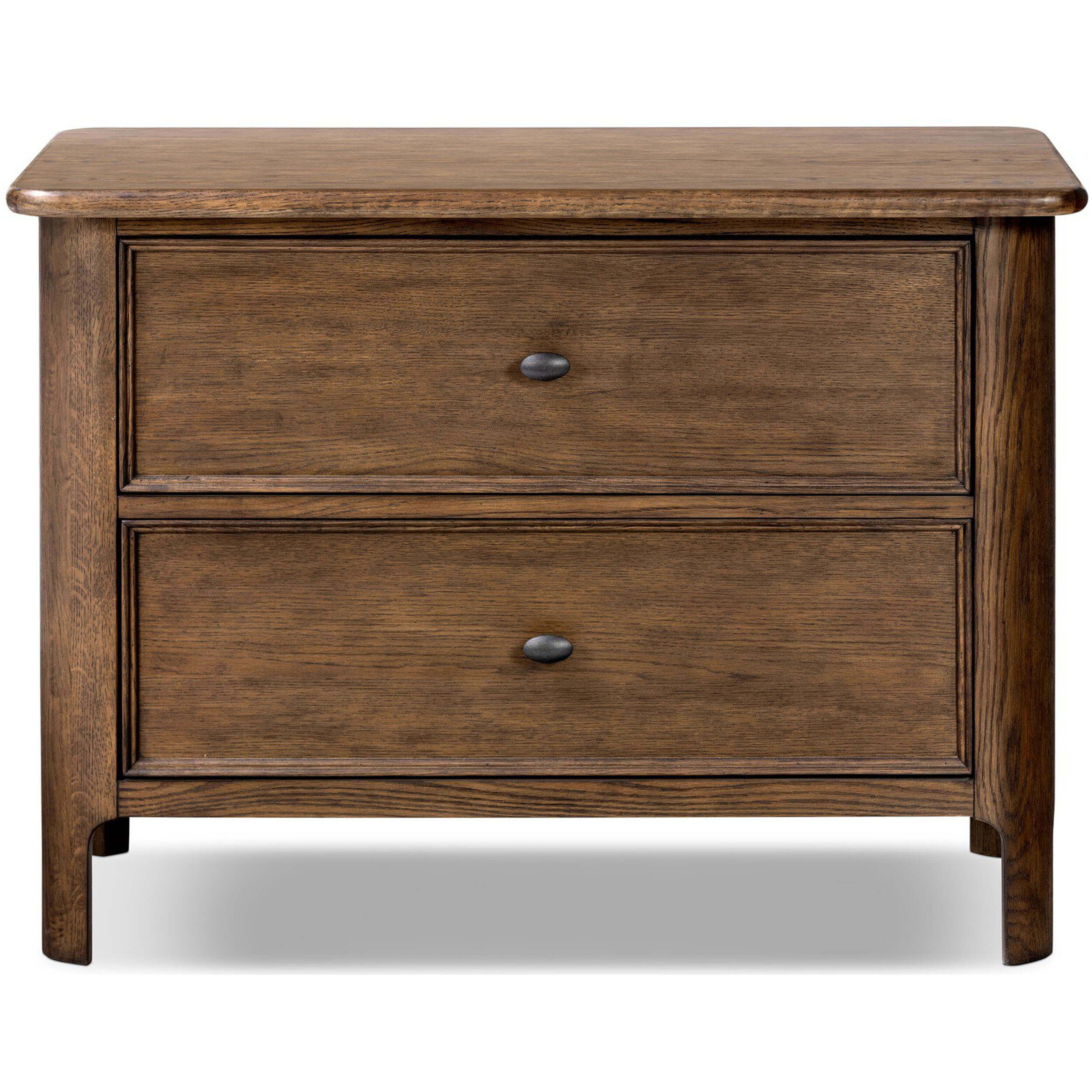 Russ Nightstand, Aged Oak by Four Hands - Image 2