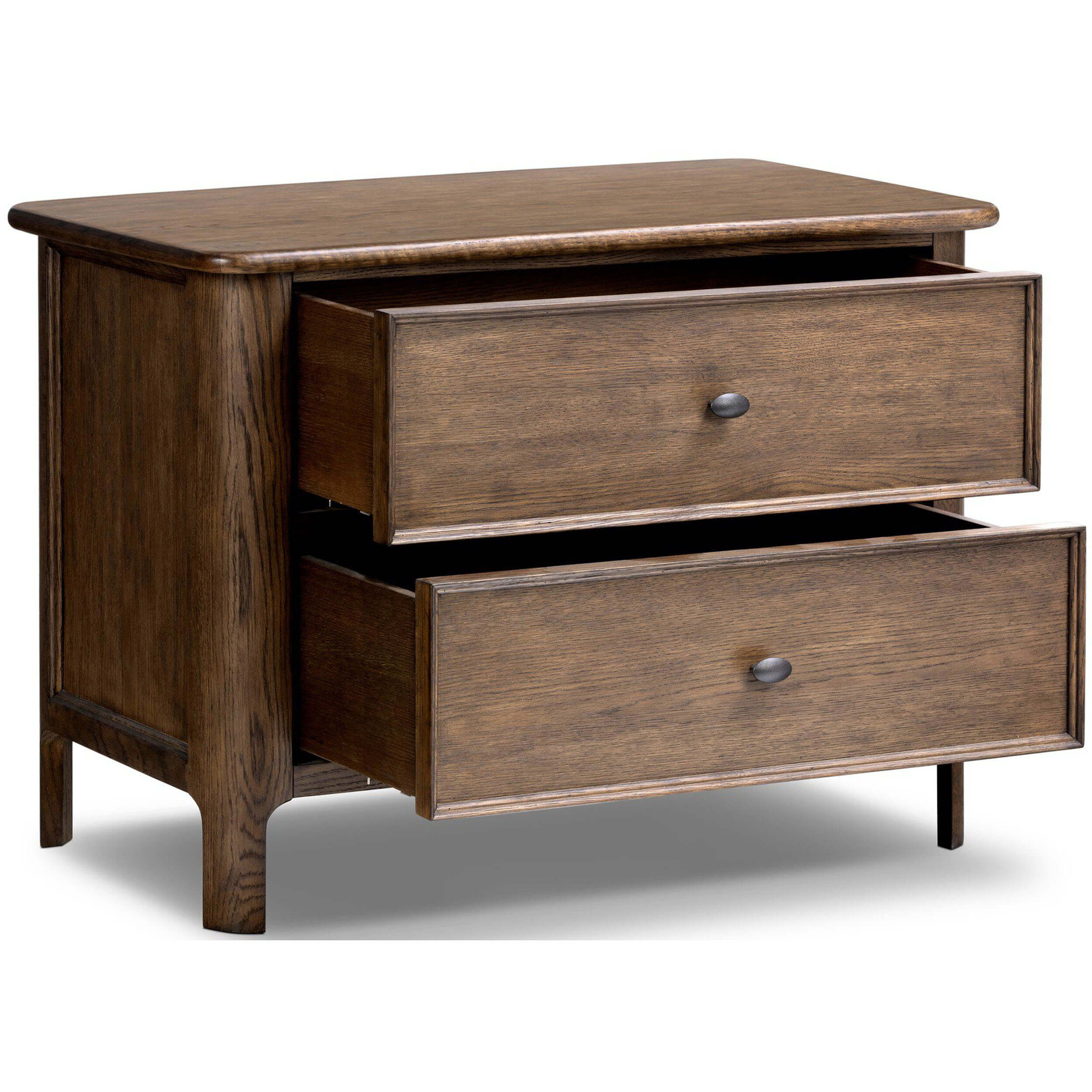 Russ Nightstand, Aged Oak by Four Hands - Image 4