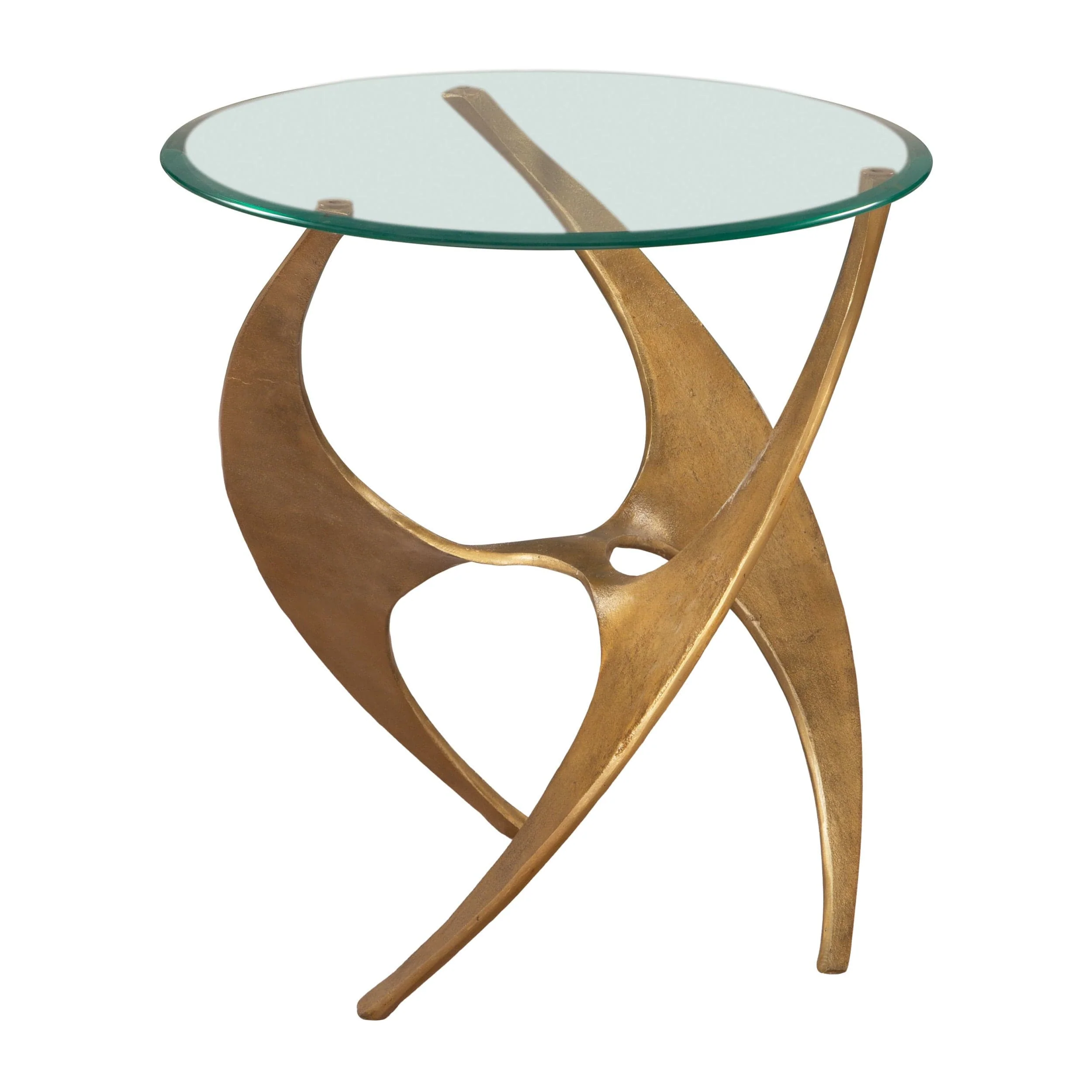 Sabel Side Table, Gold