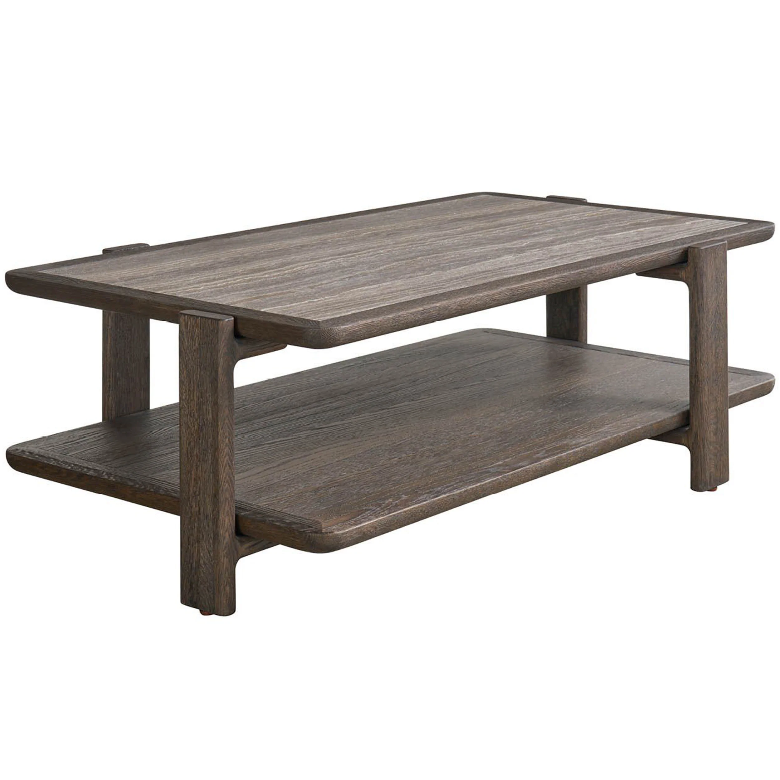 Sable and Stone Cocktail Table, Dark Gray