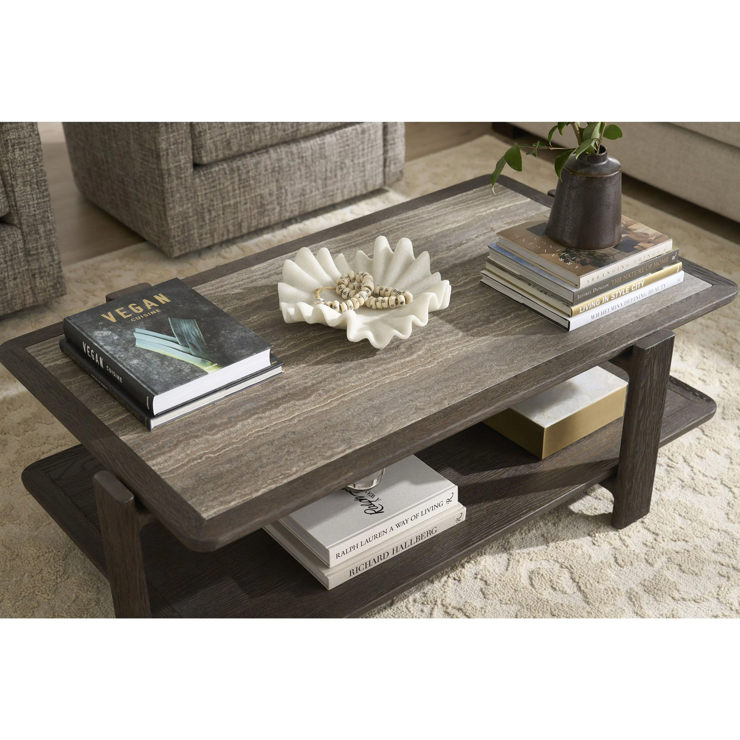 Sable and Stone Cocktail Table, Dark Gray - Image 4