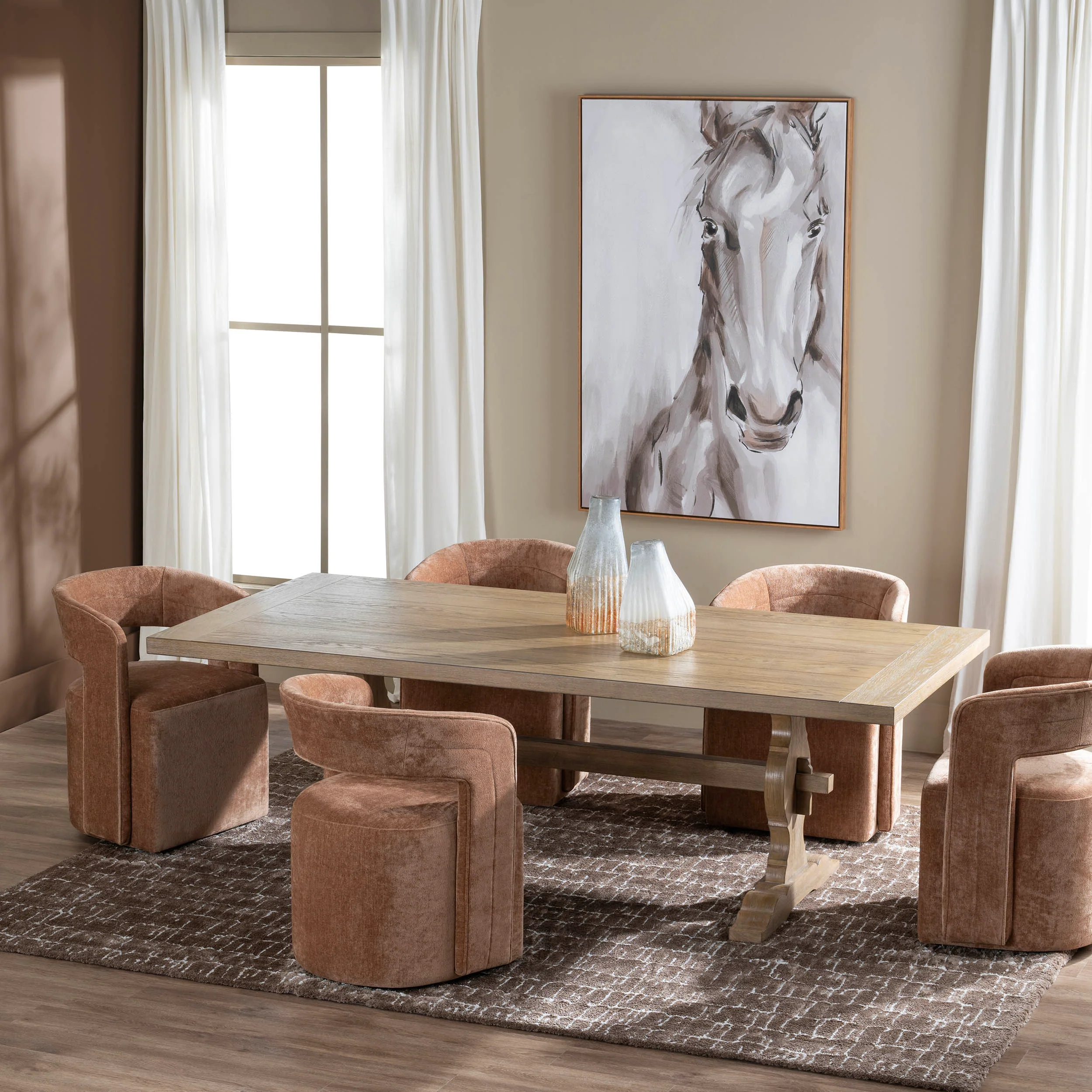 Saddle Creek Dining Table, Natural - Image 4