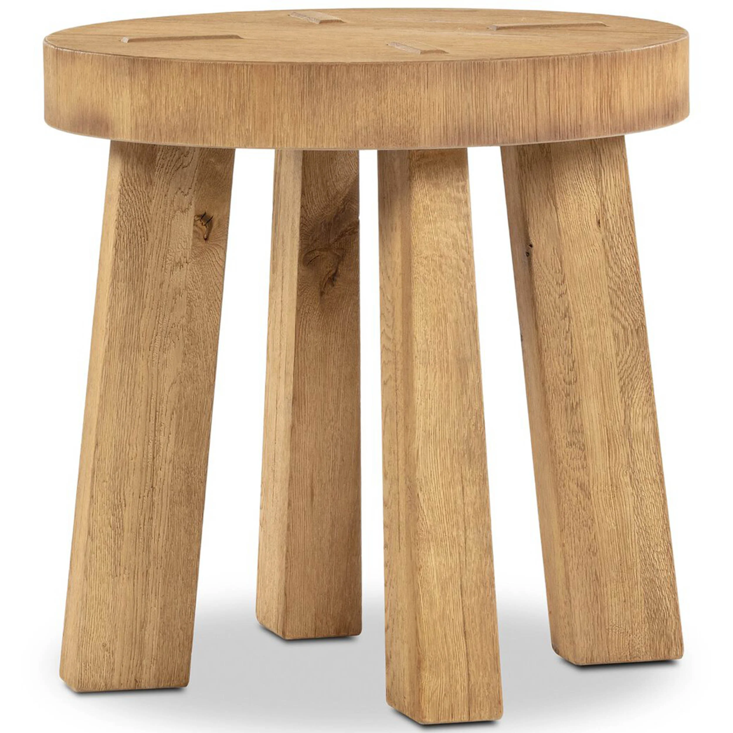 Sadira End Table, Worn Oak by Amber Lewis x Four Hands