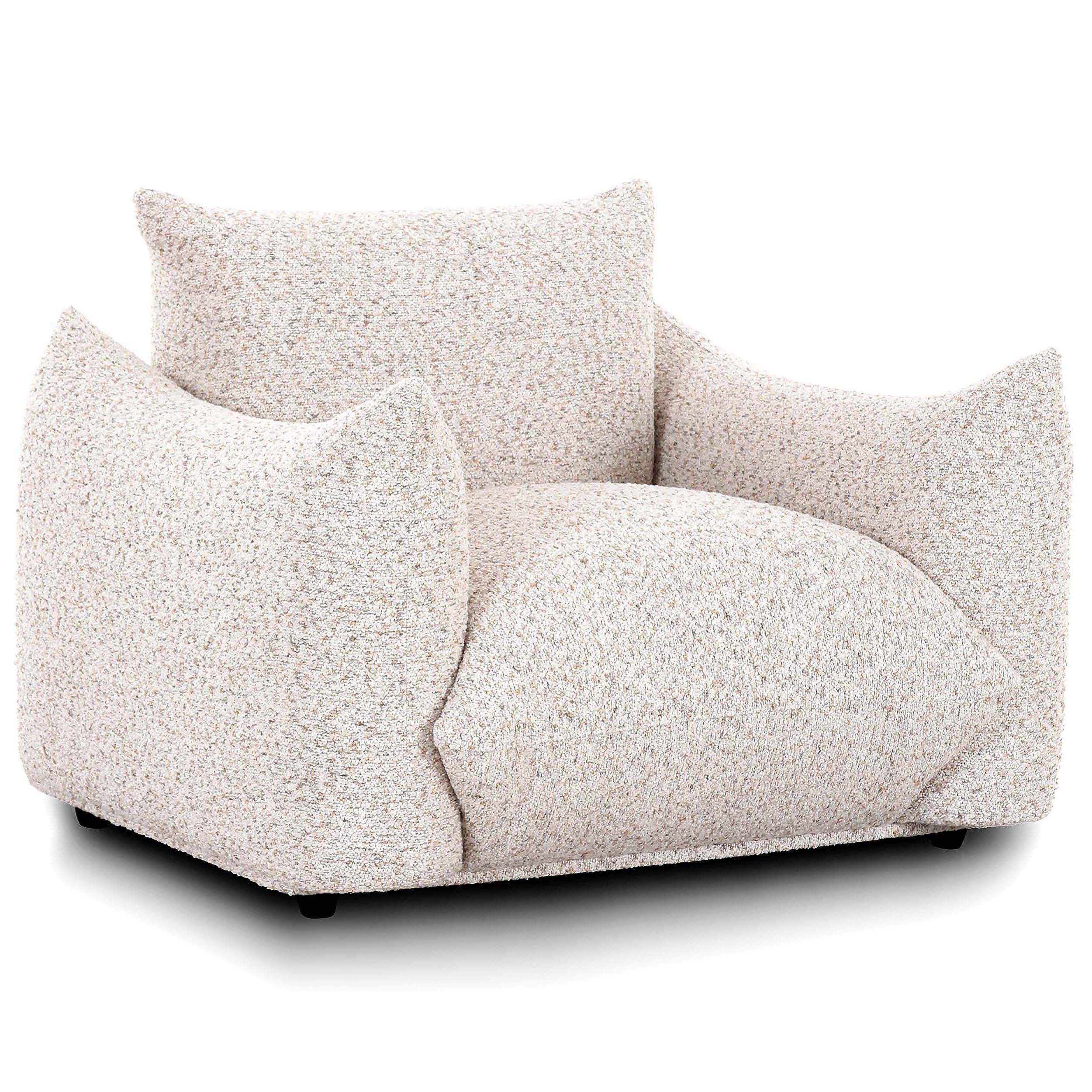 Saint Tropez Nubby Armchair, Sand