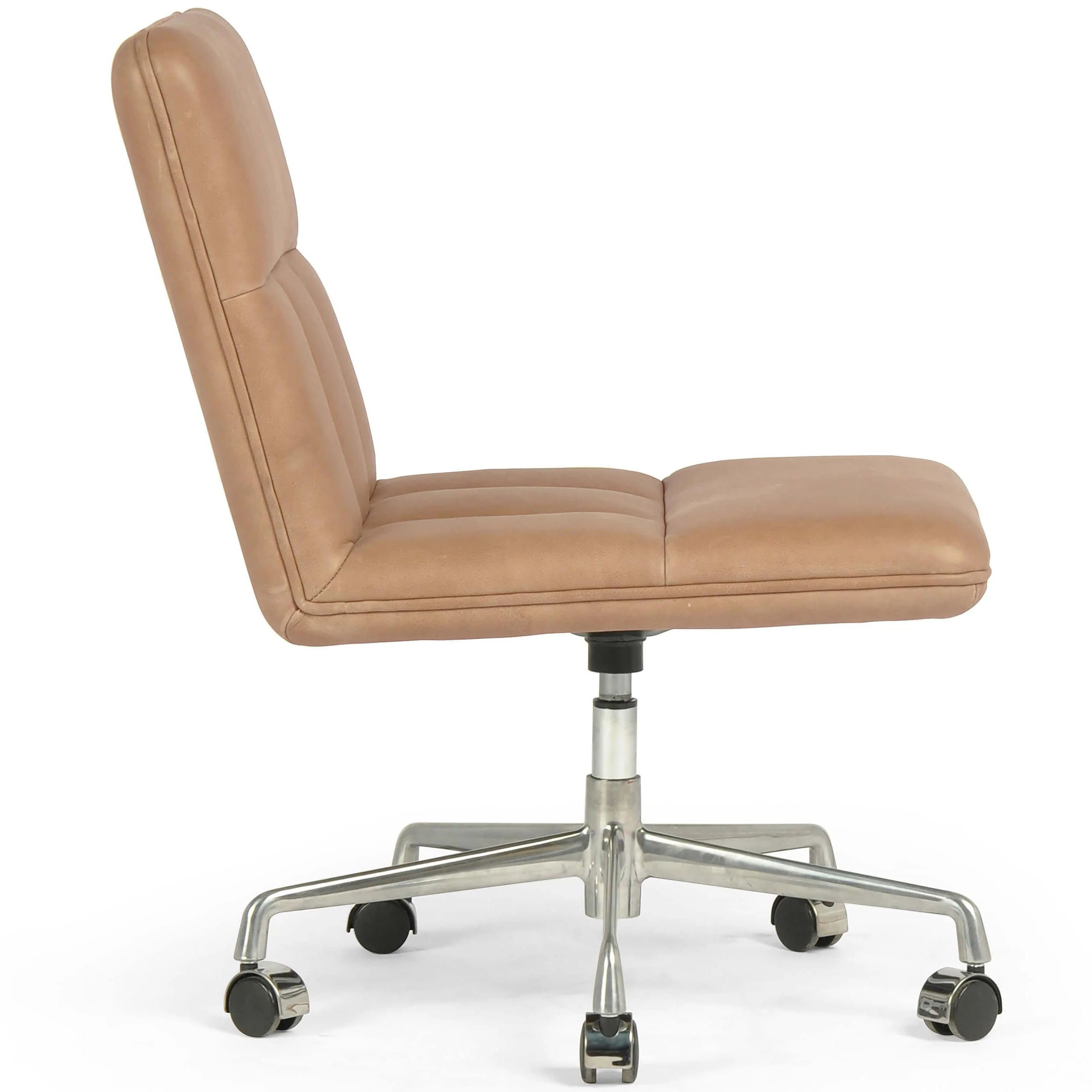 Sal Leather Desk Chair, Palermo Drift by Four Hands - Image 3