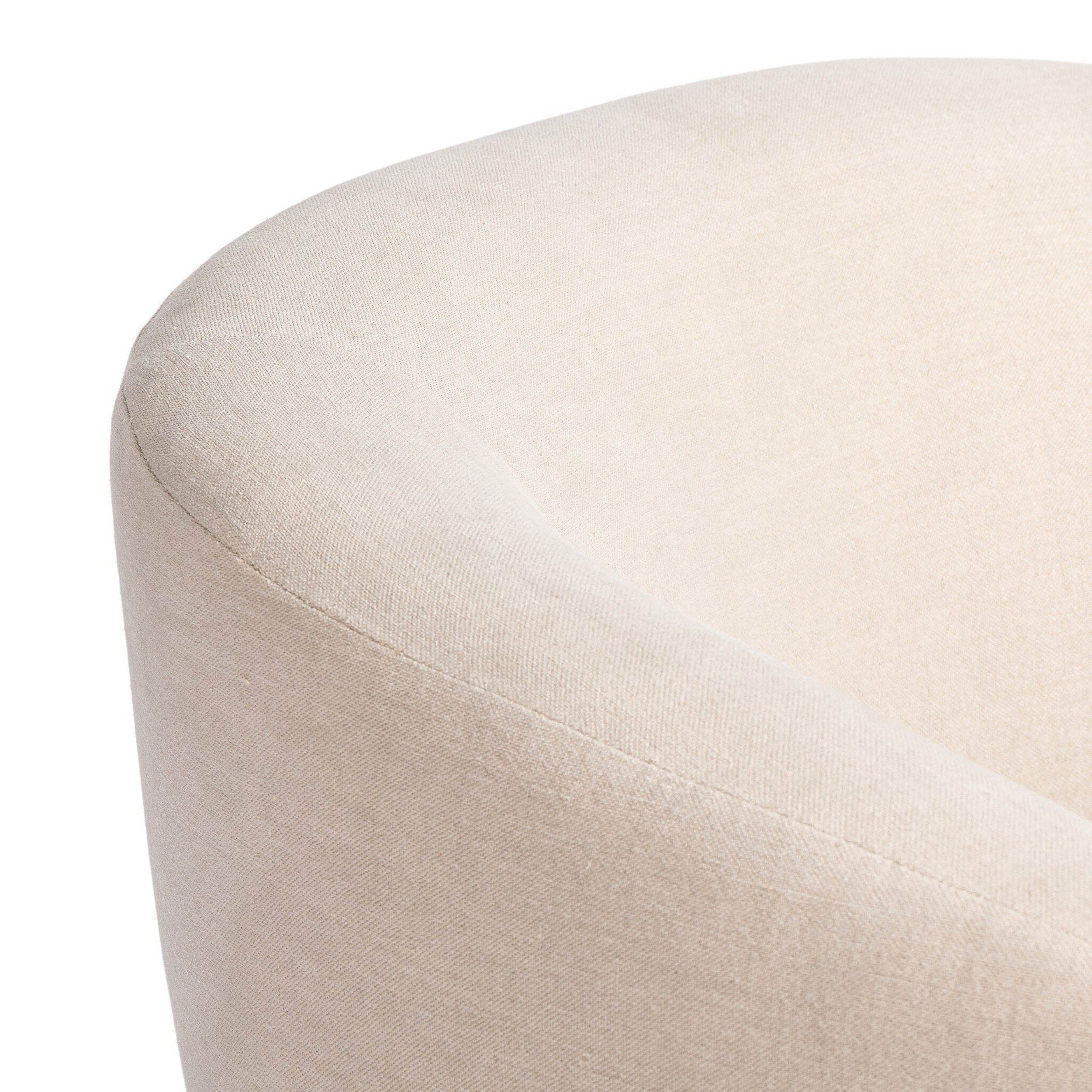 Salena Swivel Chair, Broadway Dune by Four Hands - Image 4