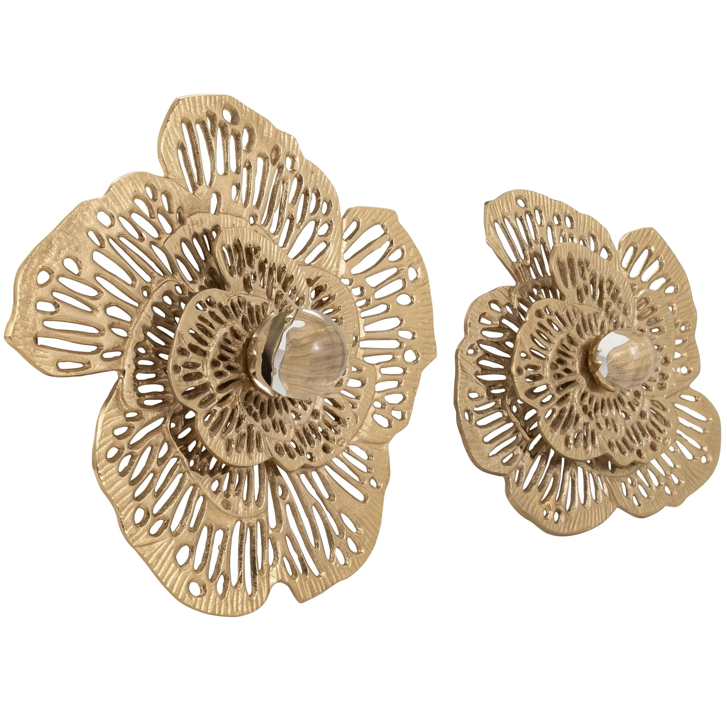 Salma Wall Decor, Gold, Set of 3 - Image 2