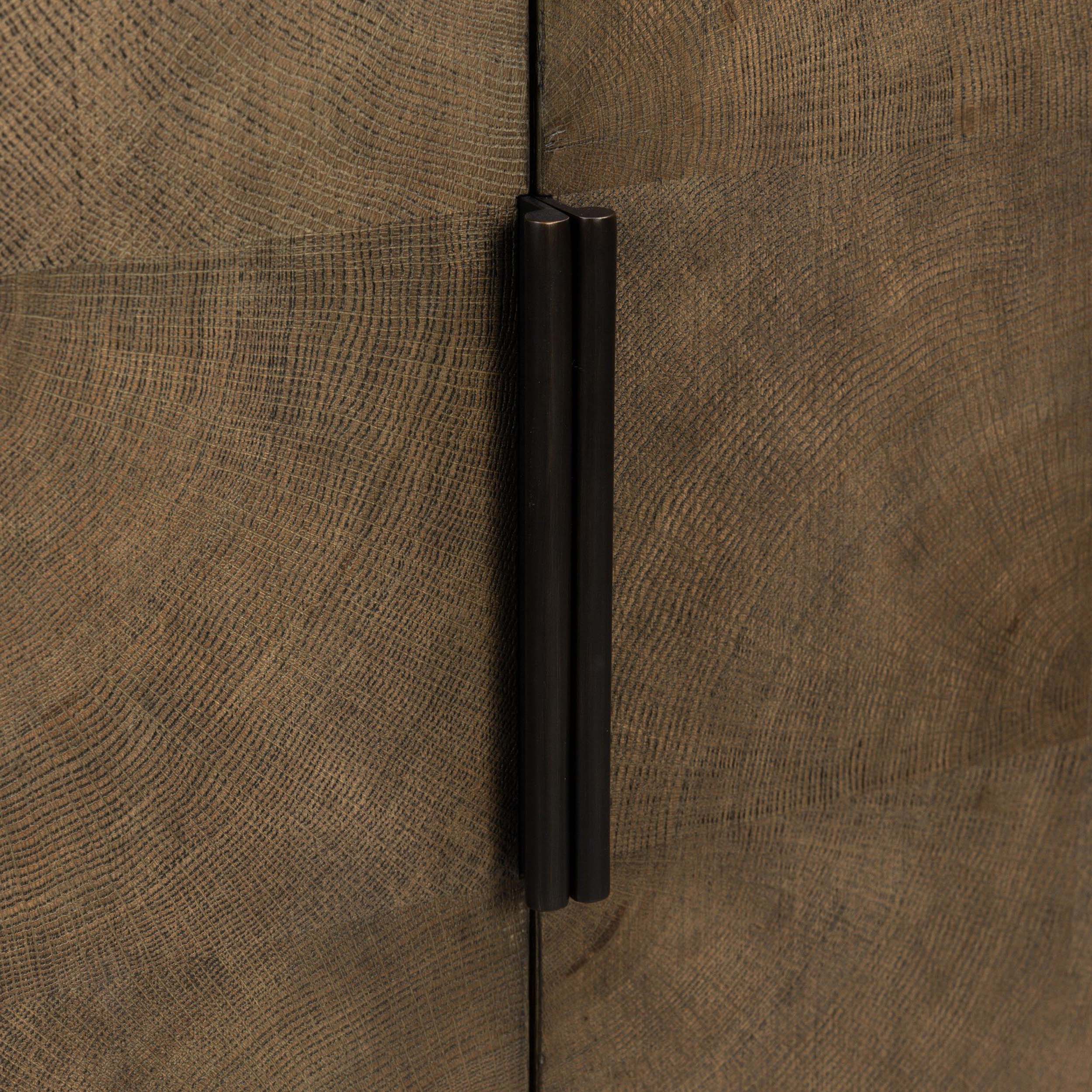 Salta Bar Cabinet, Brown Oak by Four Hands - Image 7