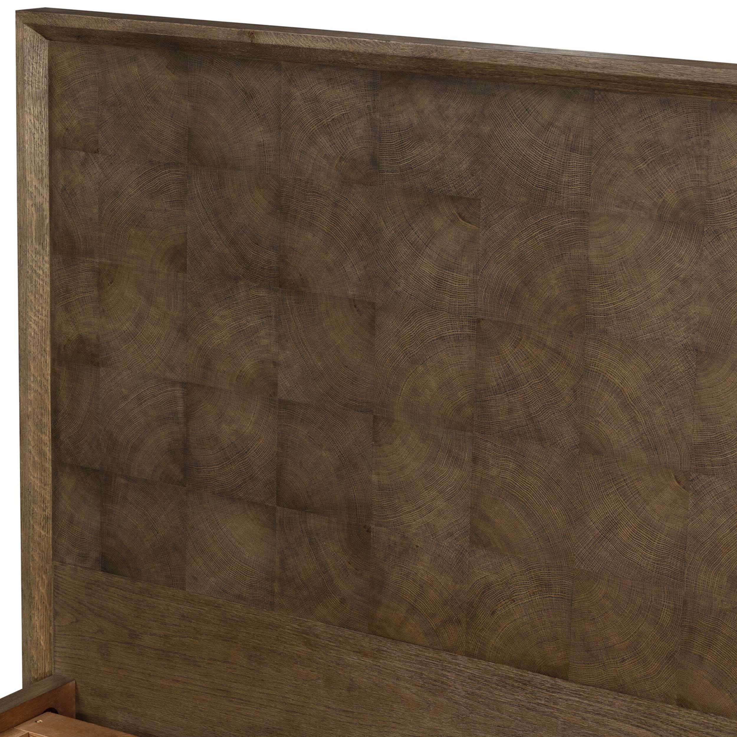 Salta Bed, Brown Oak Thin Oyster by Four Hands - Image 5