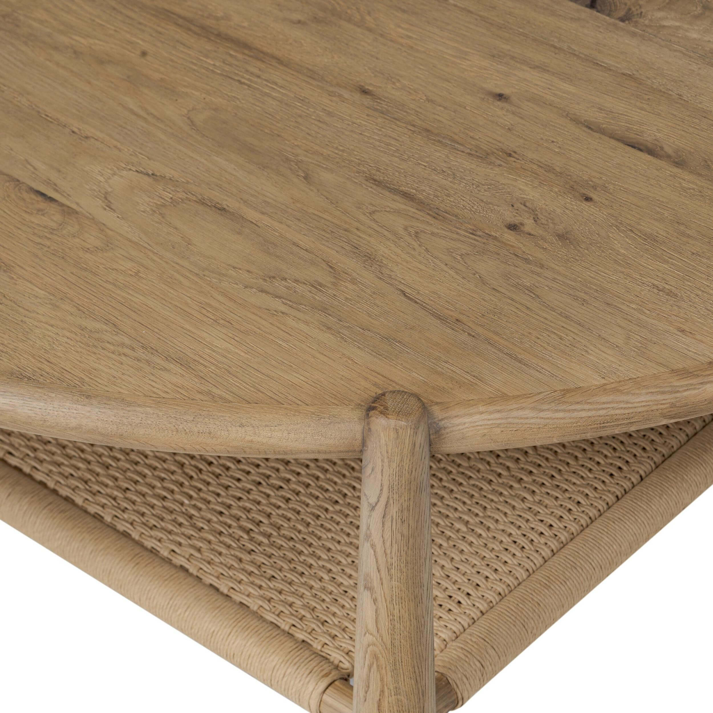 Salvador Coffee Table, Aged Smoked Oak by Amber Lewis x Four Hands - Image 3