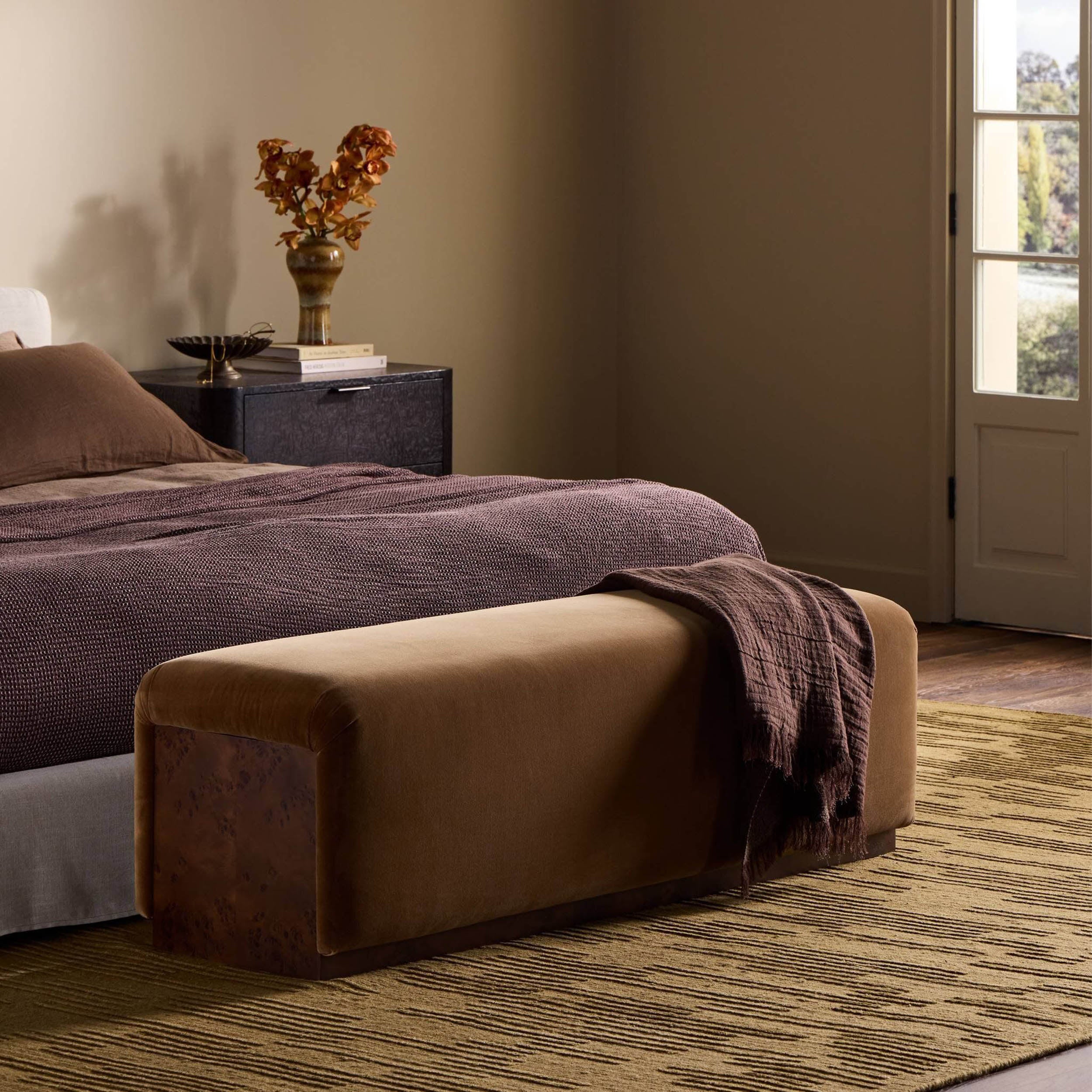 Samsoe Accent Bench, Surrey Ochre by Four Hands - Image 5