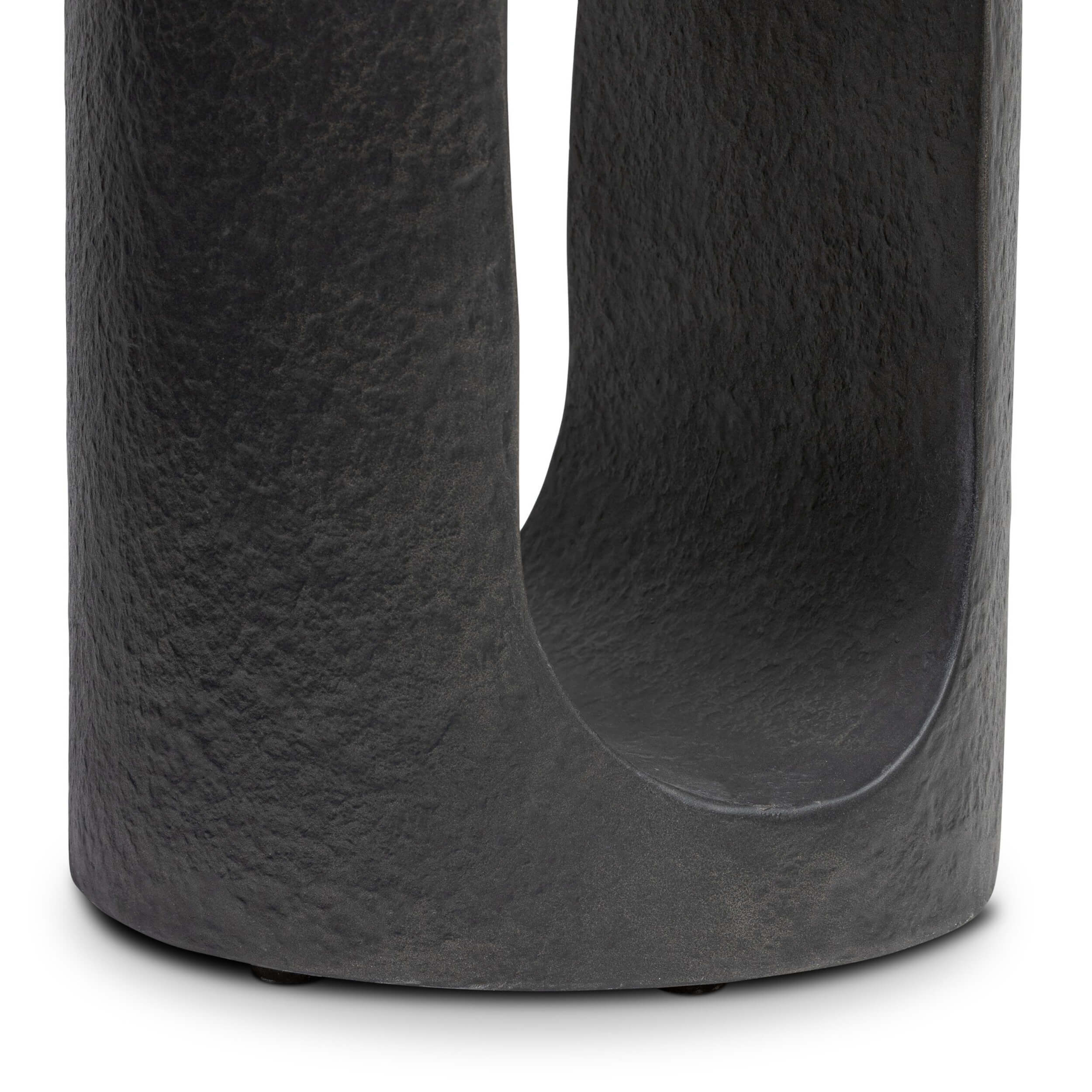 Samson End Table, Distressed Graphite by Four Hands - Image 6