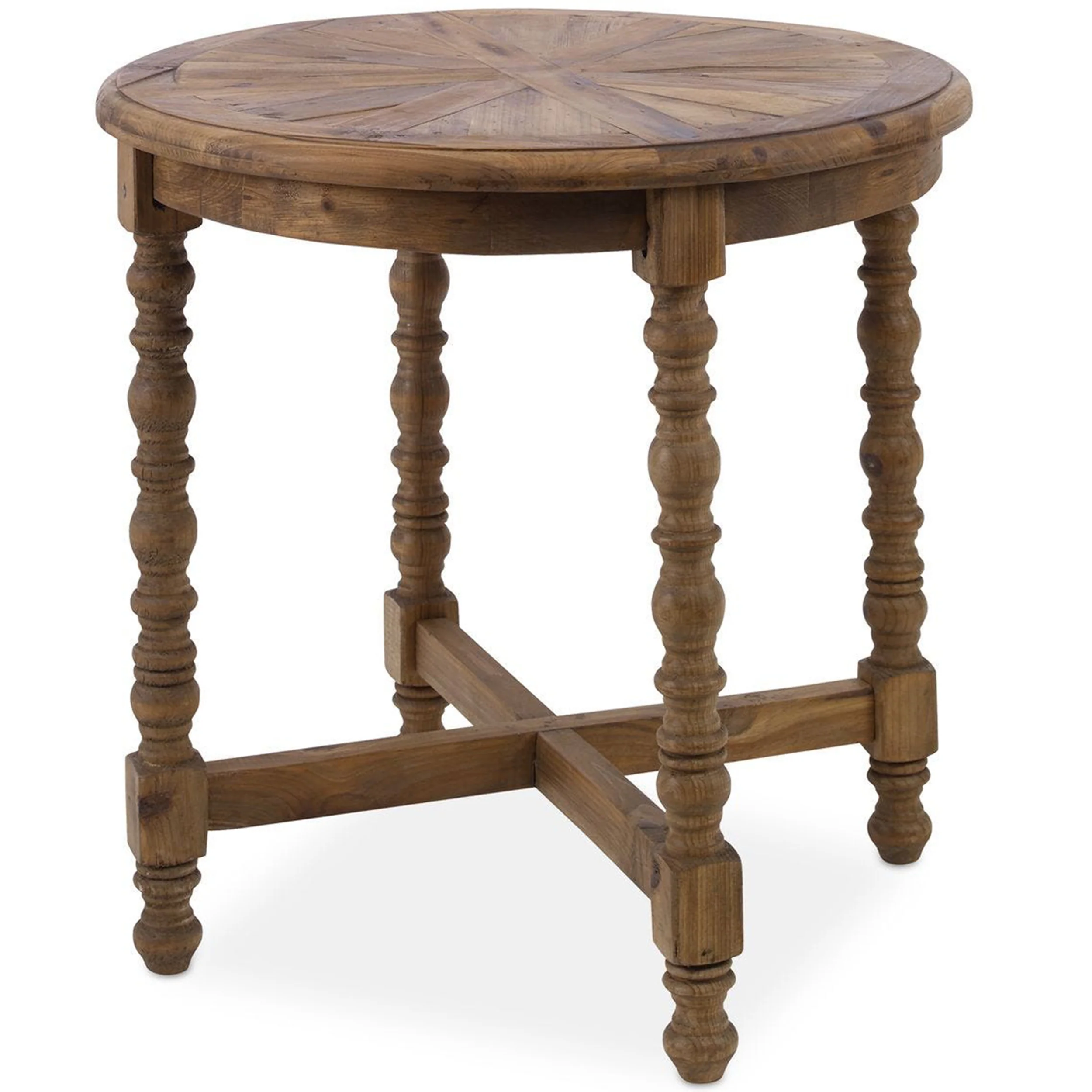 Samuelle End Table, Distressed Natural