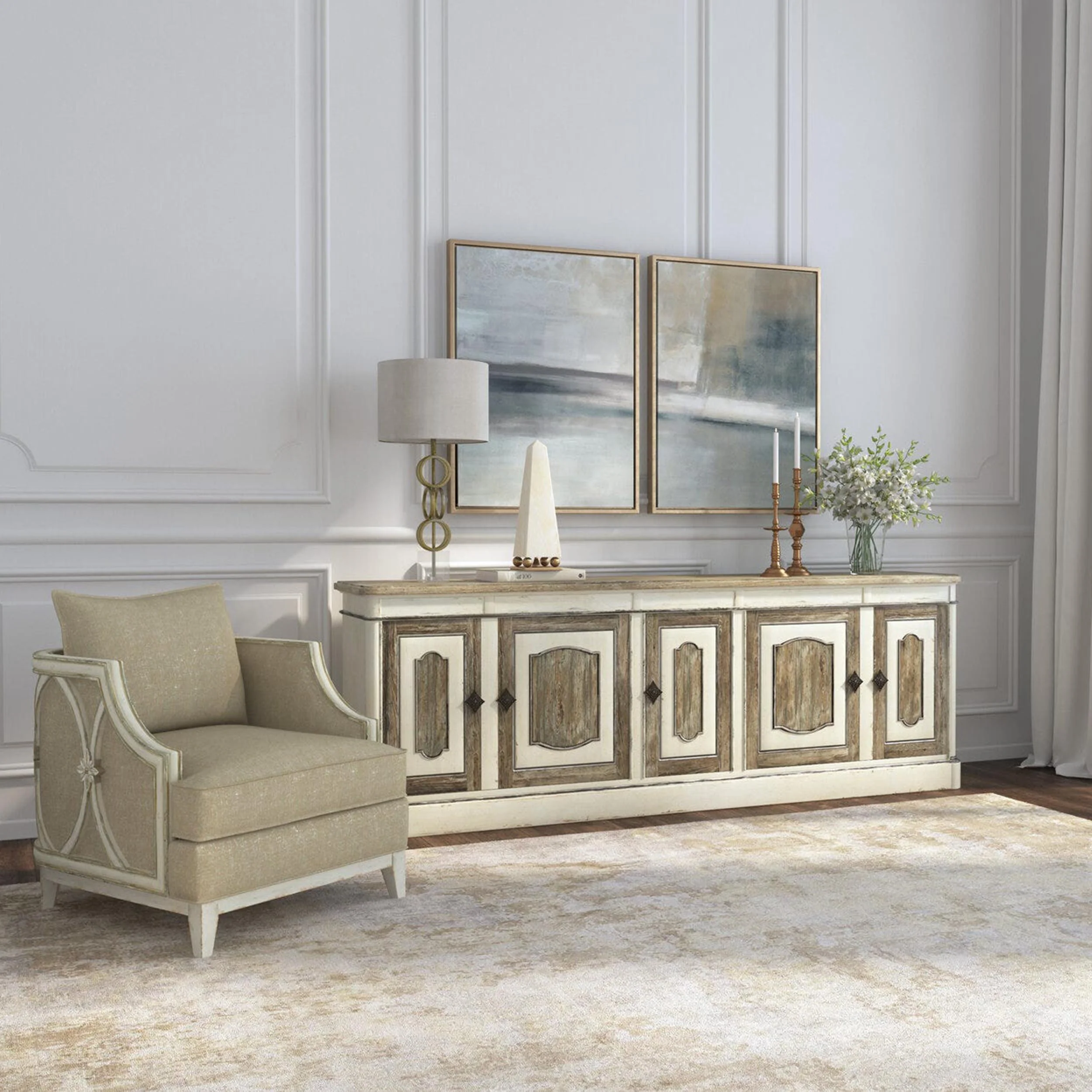 Sanctuary Mariette Chair, Glitter Pearl - Image 4
