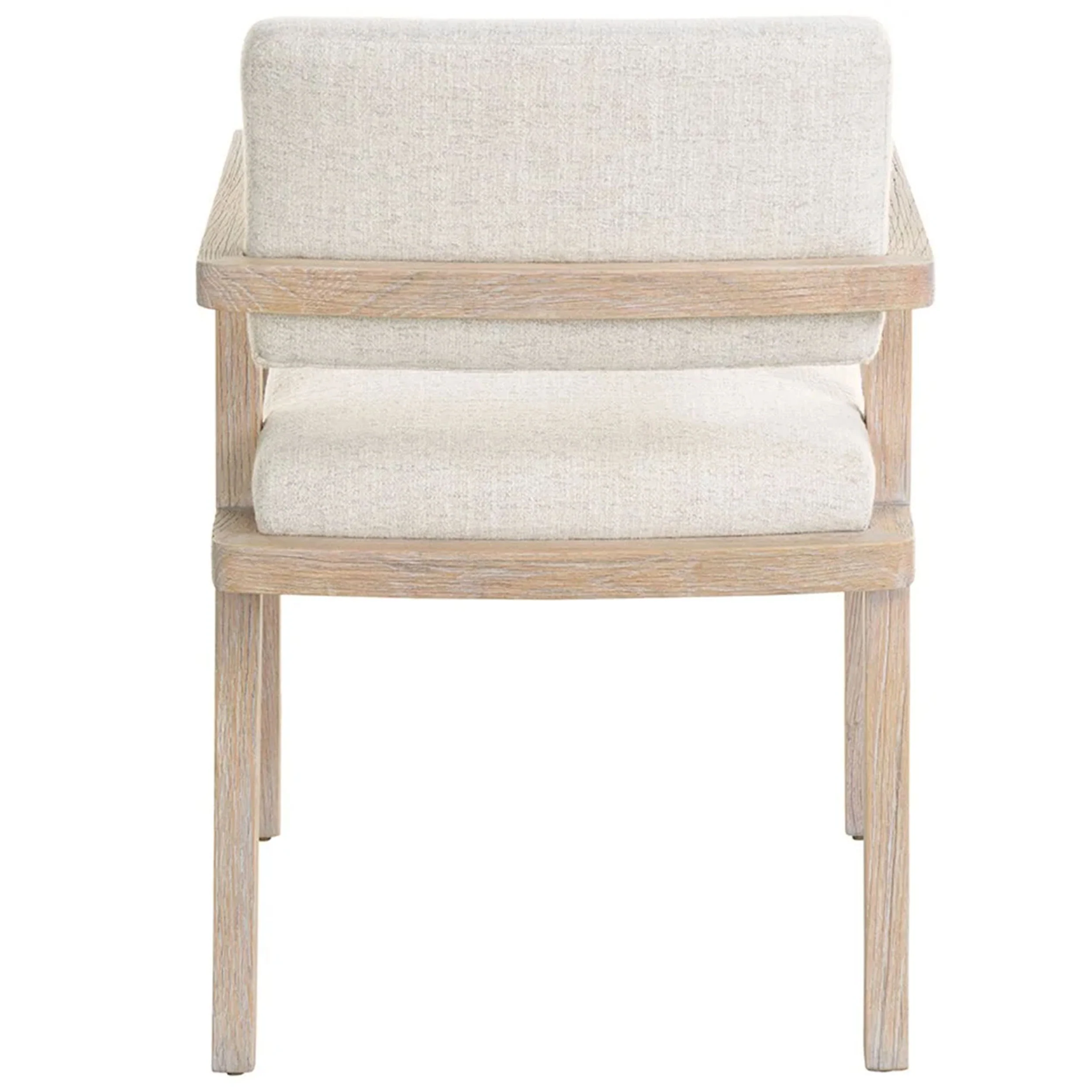 Modern Arm Chair, Monique Linen, Set of 2 - Image 3