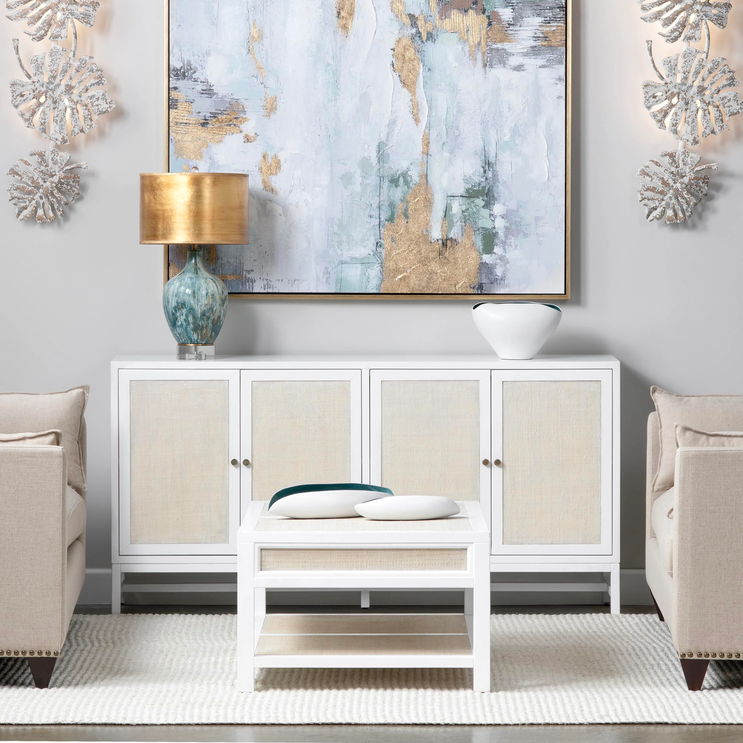 Sandy Shore Sideboard, White - Image 6