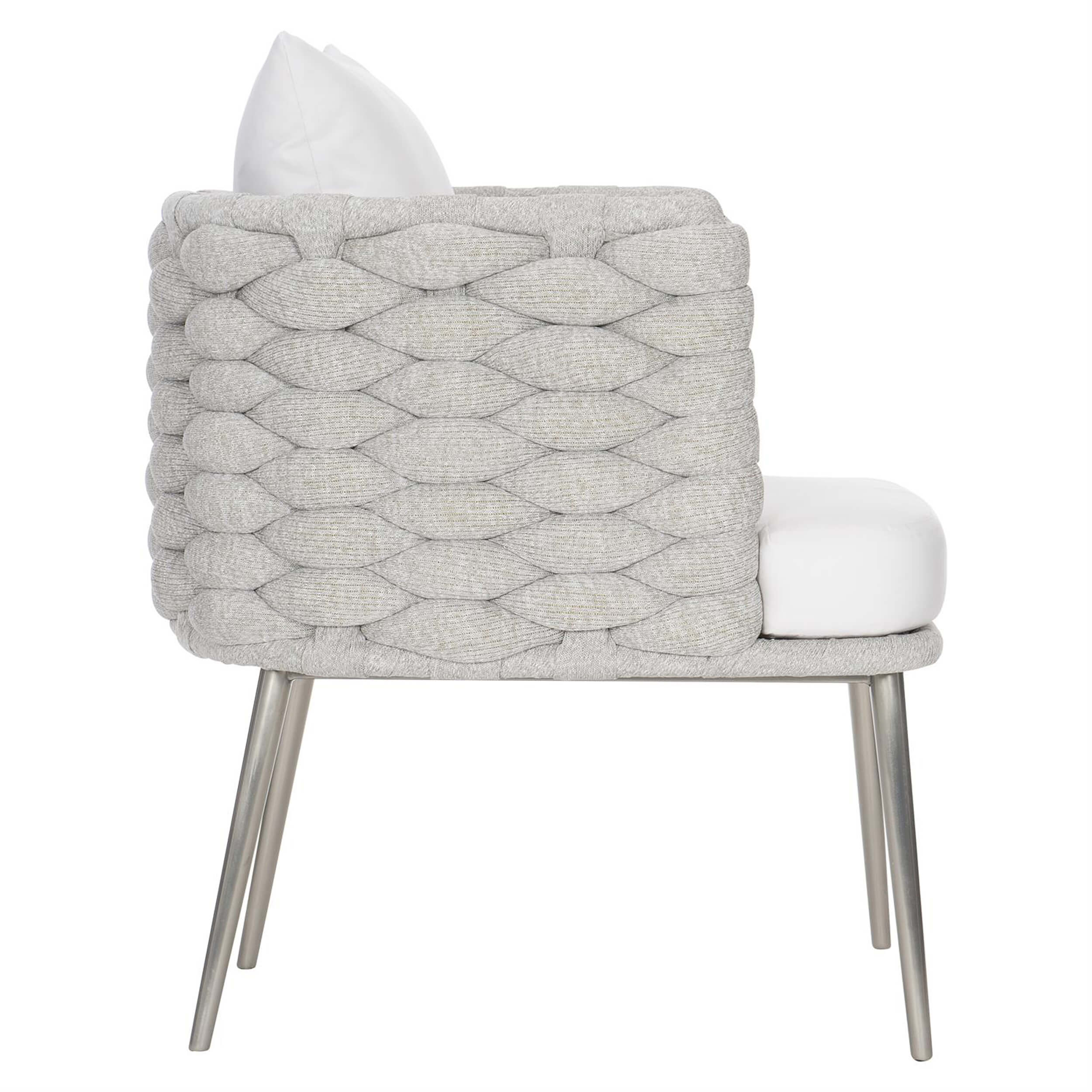 Santa Cruz Outdoor Arm Chair, Nordic Grey - Image 3