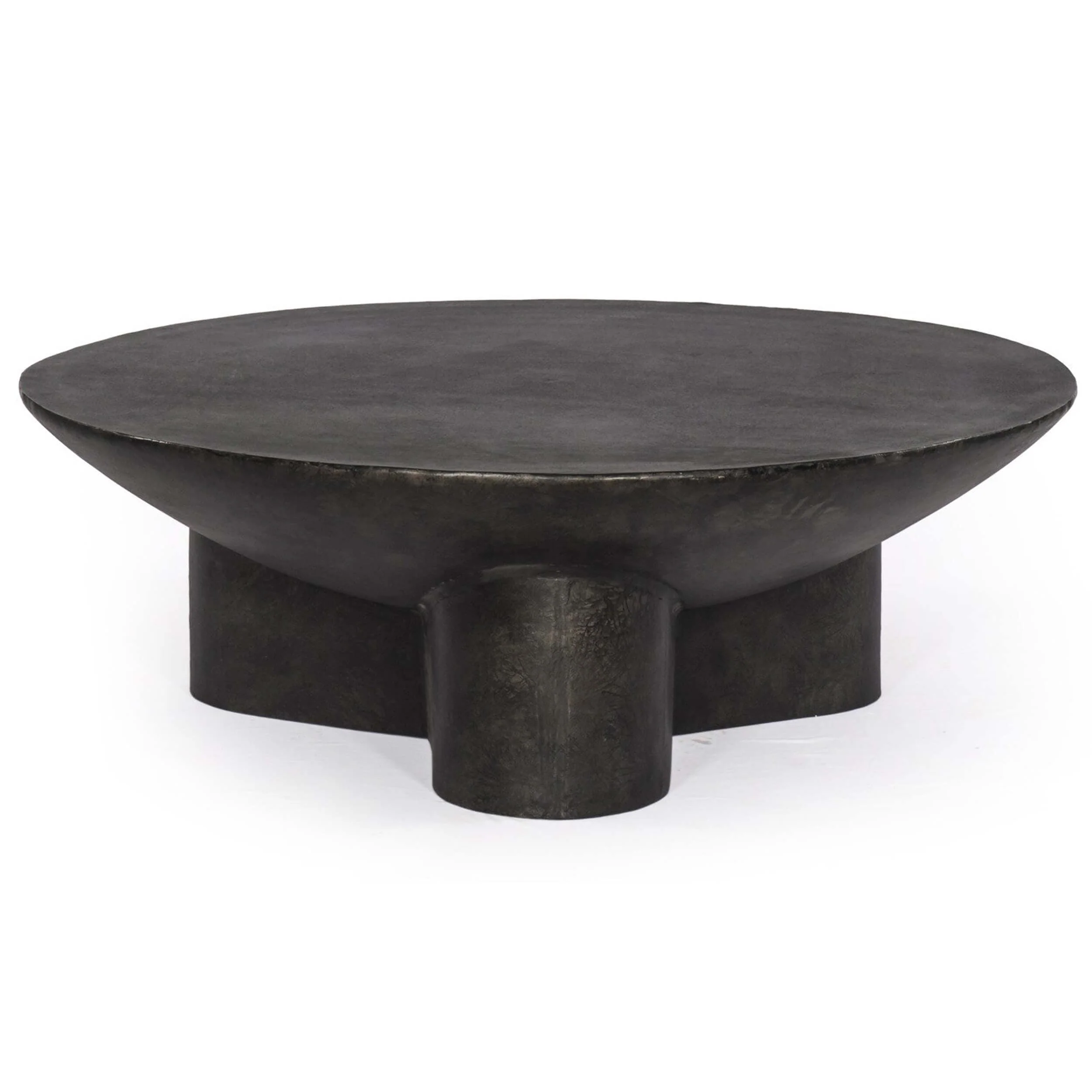 Sante Coffee Table, Raw Black by Four Hands - Image 8