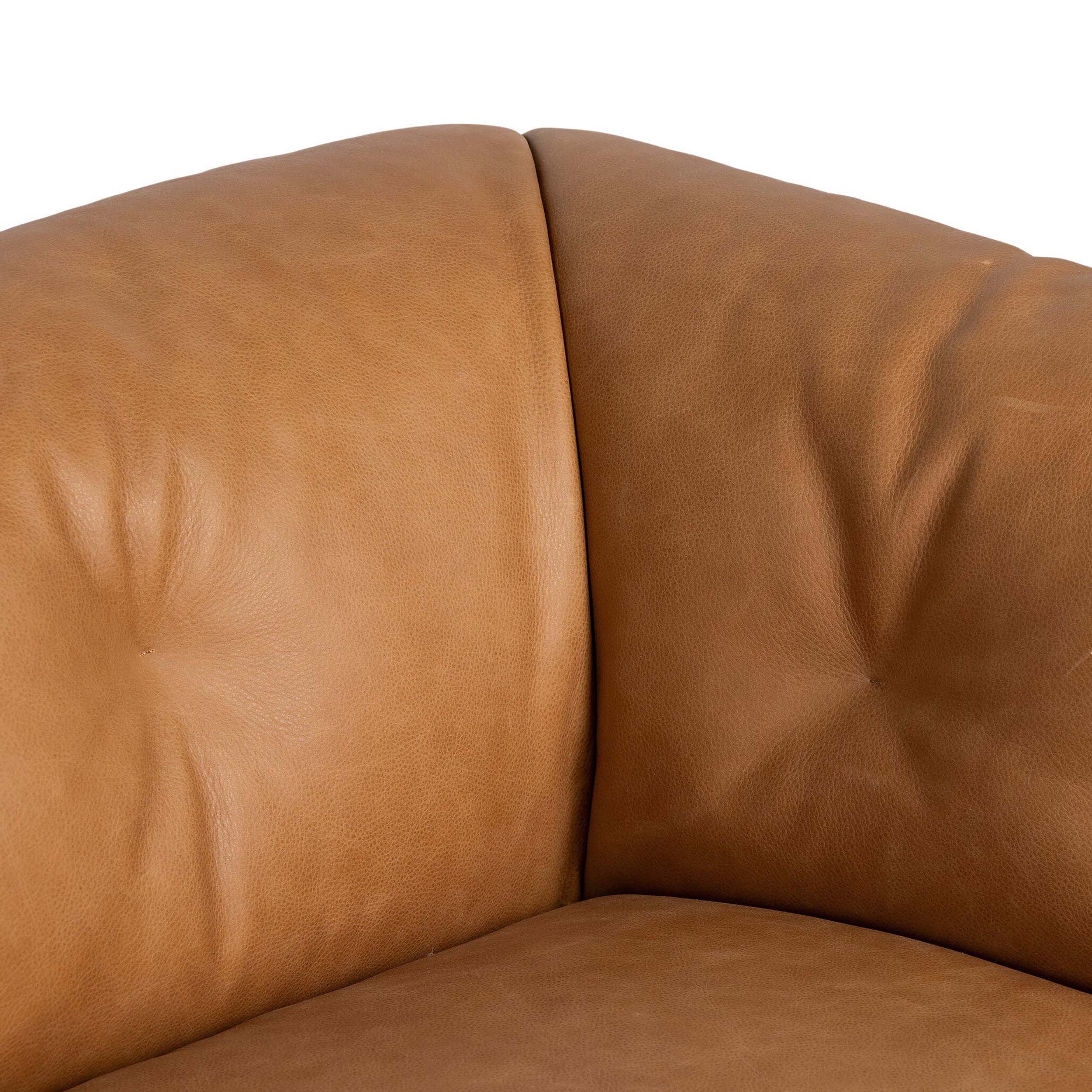 Santino Leather Sofa, Palermo Cognac by Four Hands - Image 6