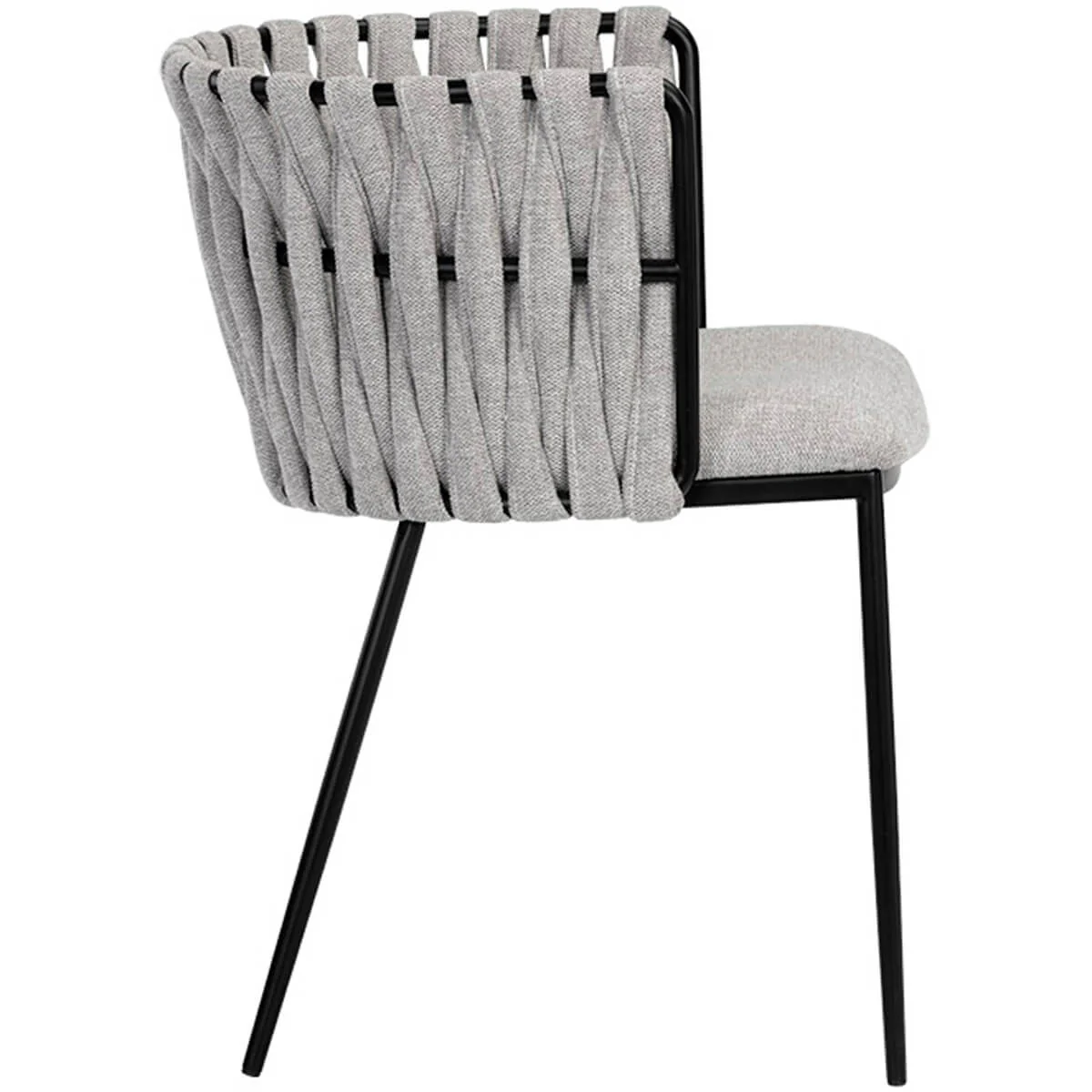 Sarai Dining Chair, Belfast Heather Grey, Set of 2 - Image 2