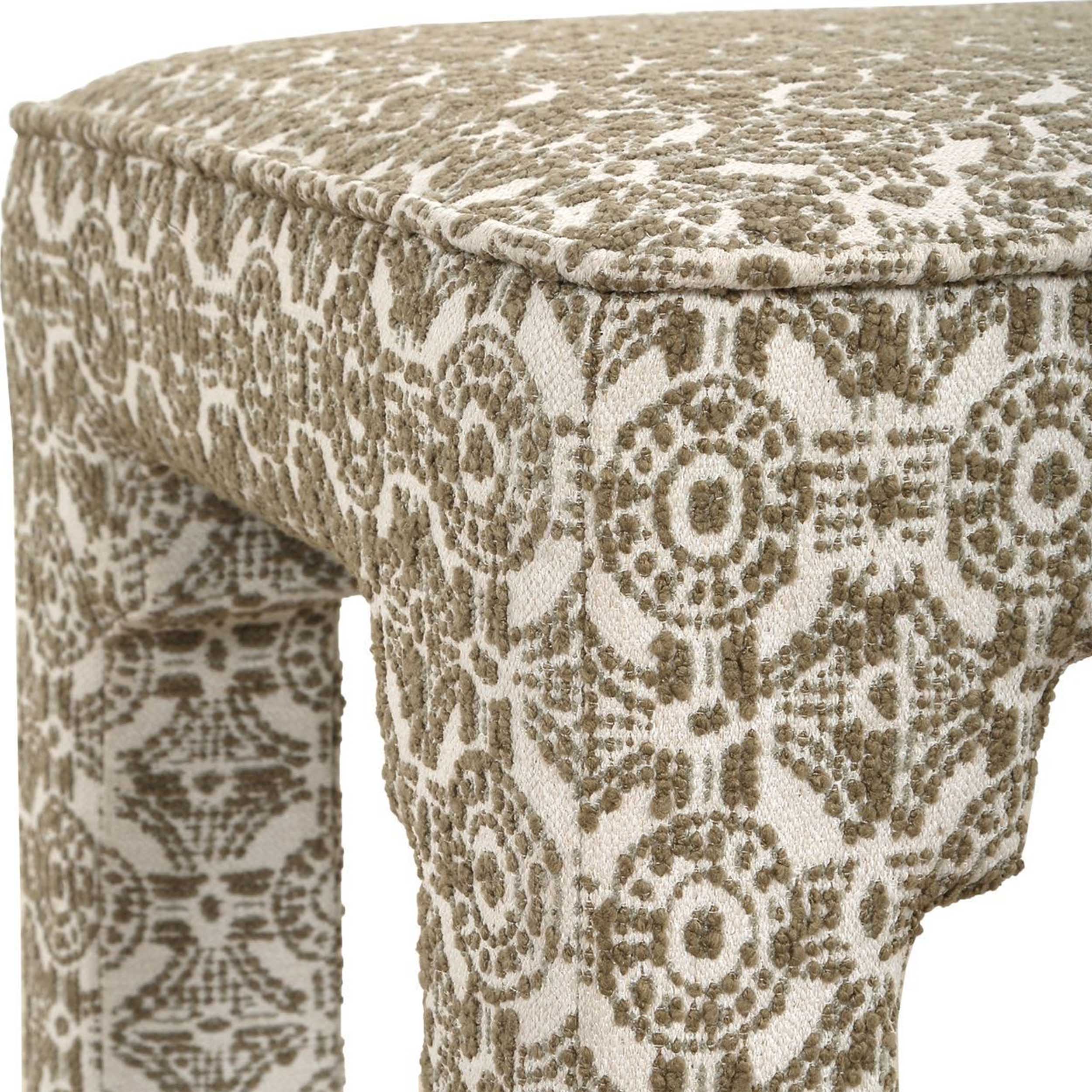 Satoria Small Bench, Olive - Image 3