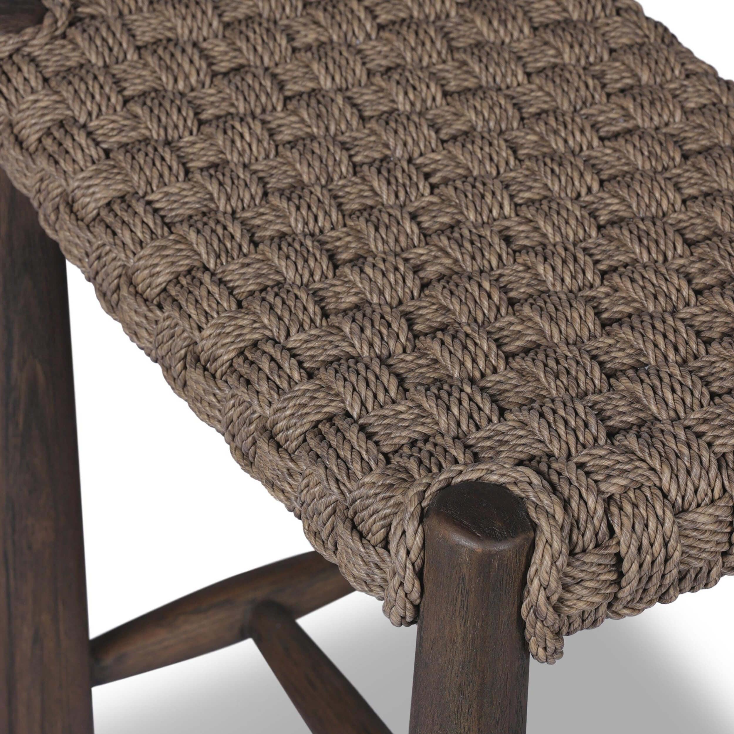 Savio Outdoor Accent Stool, Dark Textured by Amber Lewis x Four Hands - Image 4