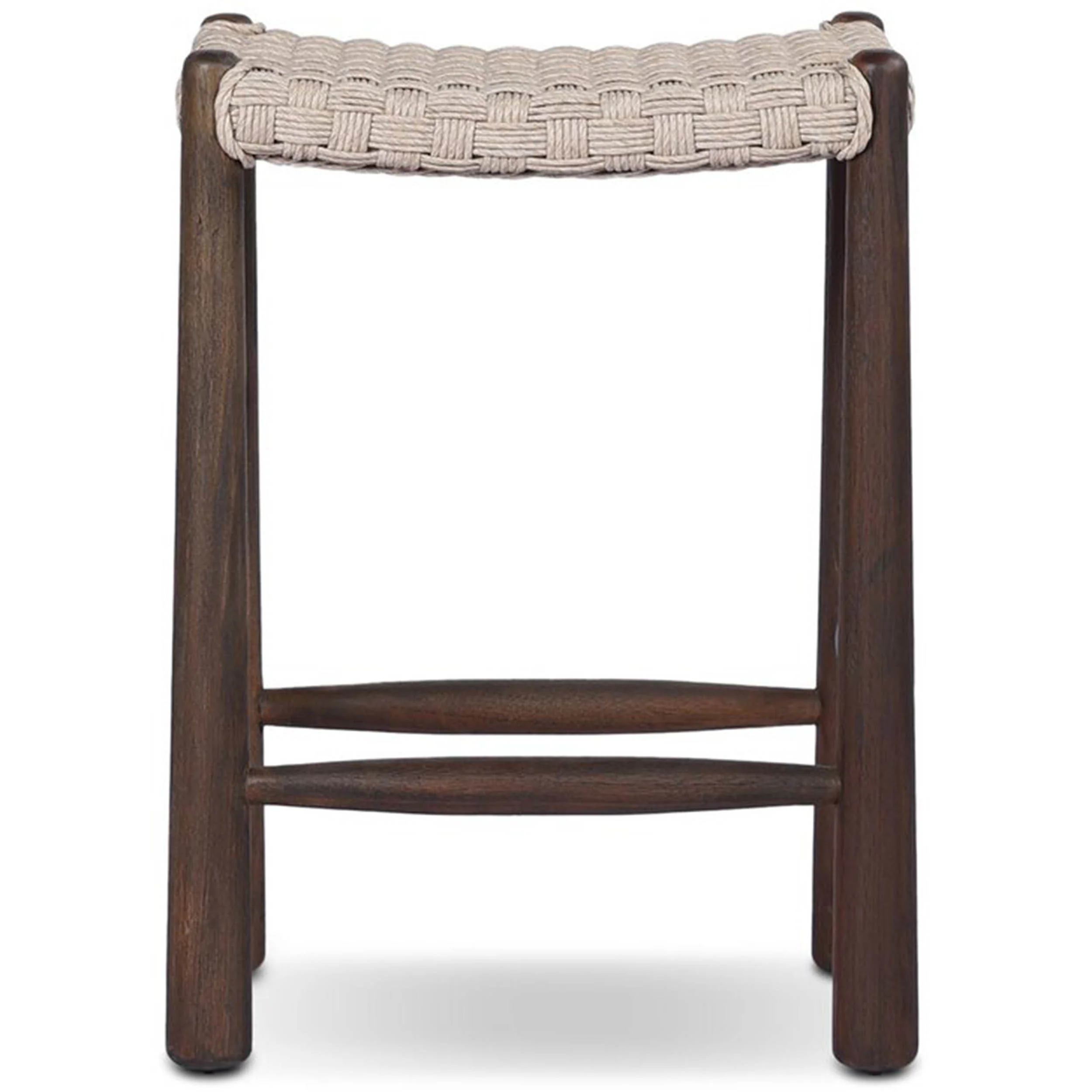 Savio Outdoor Bar & Counter Stool, Vintage White by Amber Lewis x Four Hands - Image 2