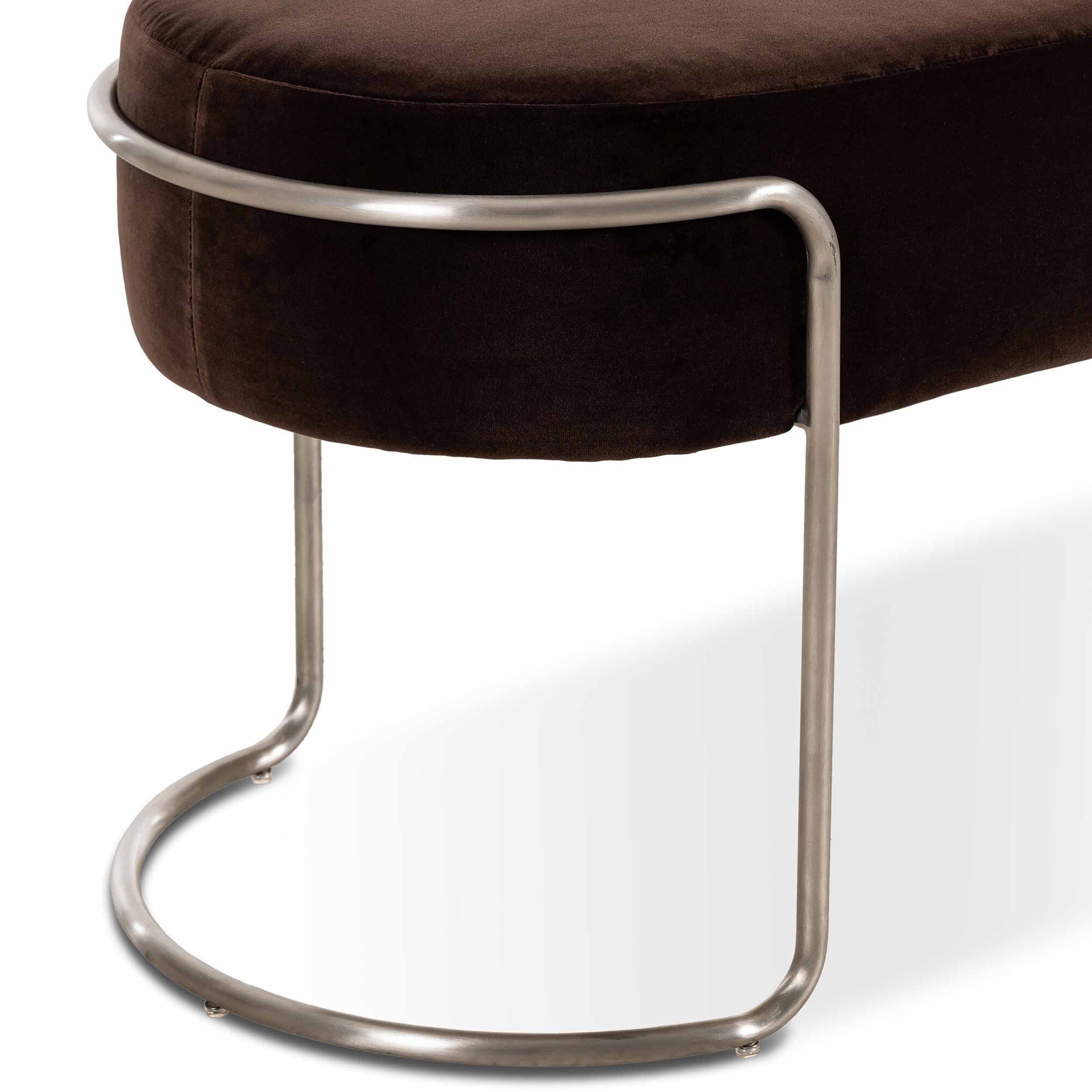 Savoy Accent Bench, Surrey Cocoa by Four Hands - Image 7