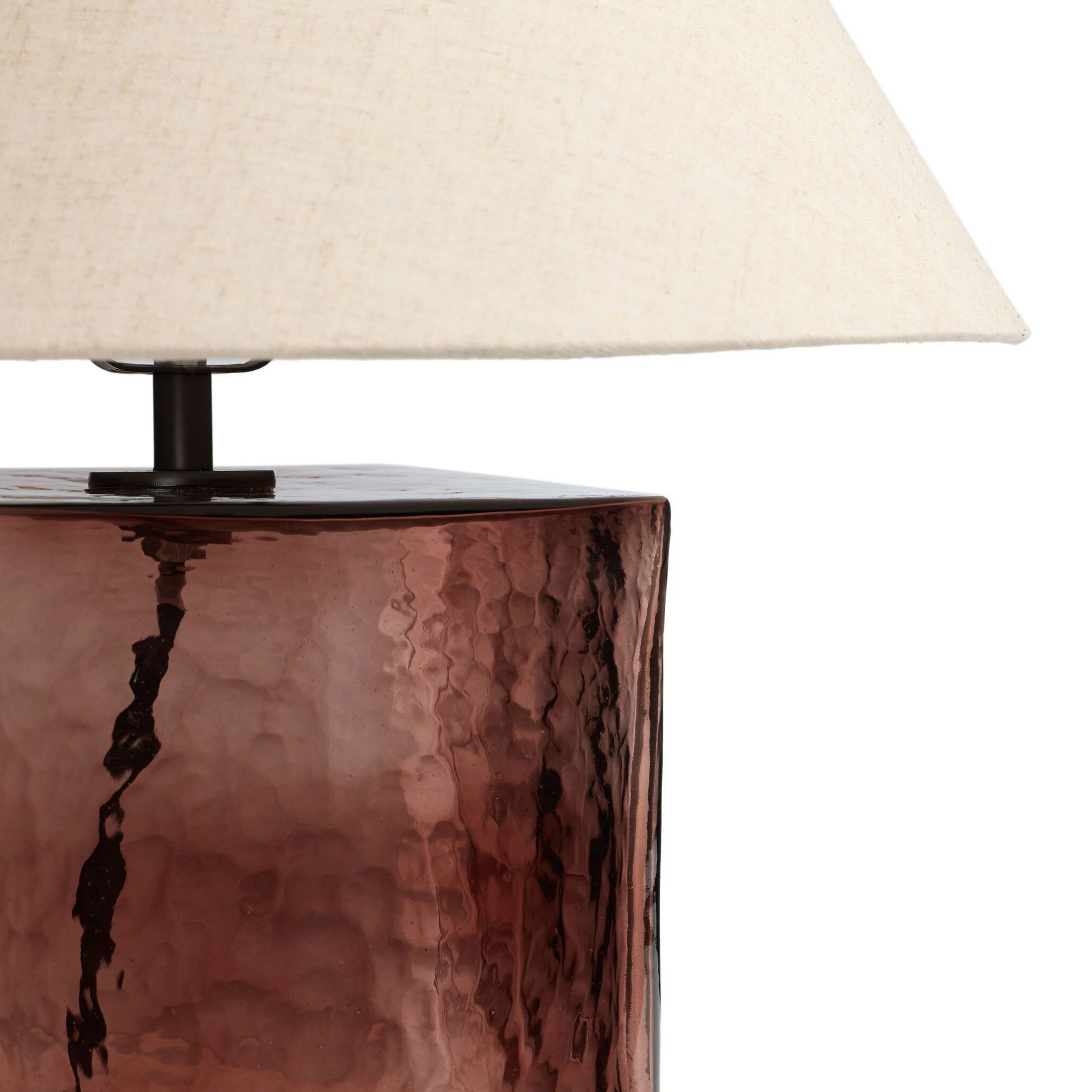Saylor Table Lamp, Brown Cast Glass by Four Hands - Image 3