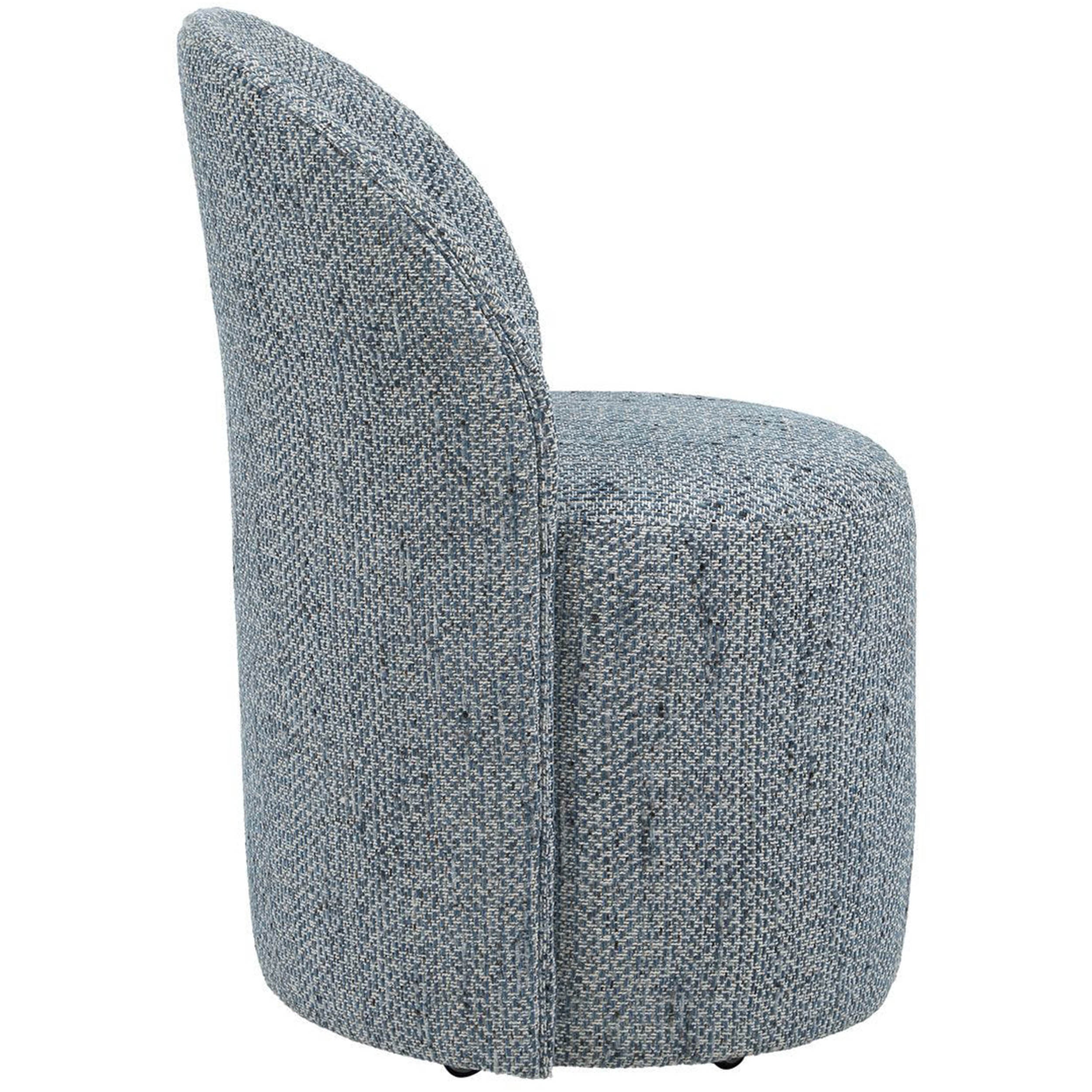 Roll With It Dining Chair, Denim - Image 3