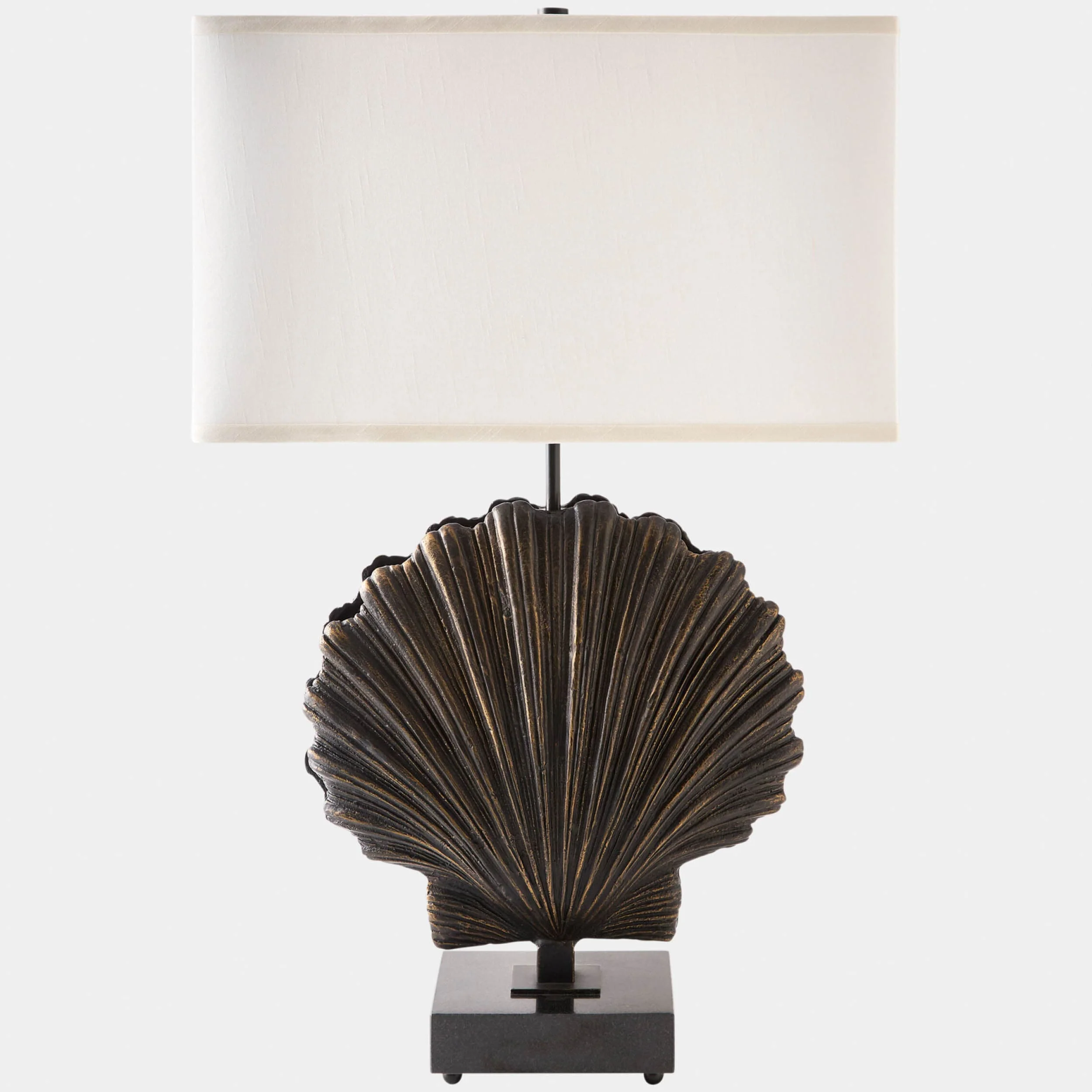 Sea Scallop Lamp, Bronze
