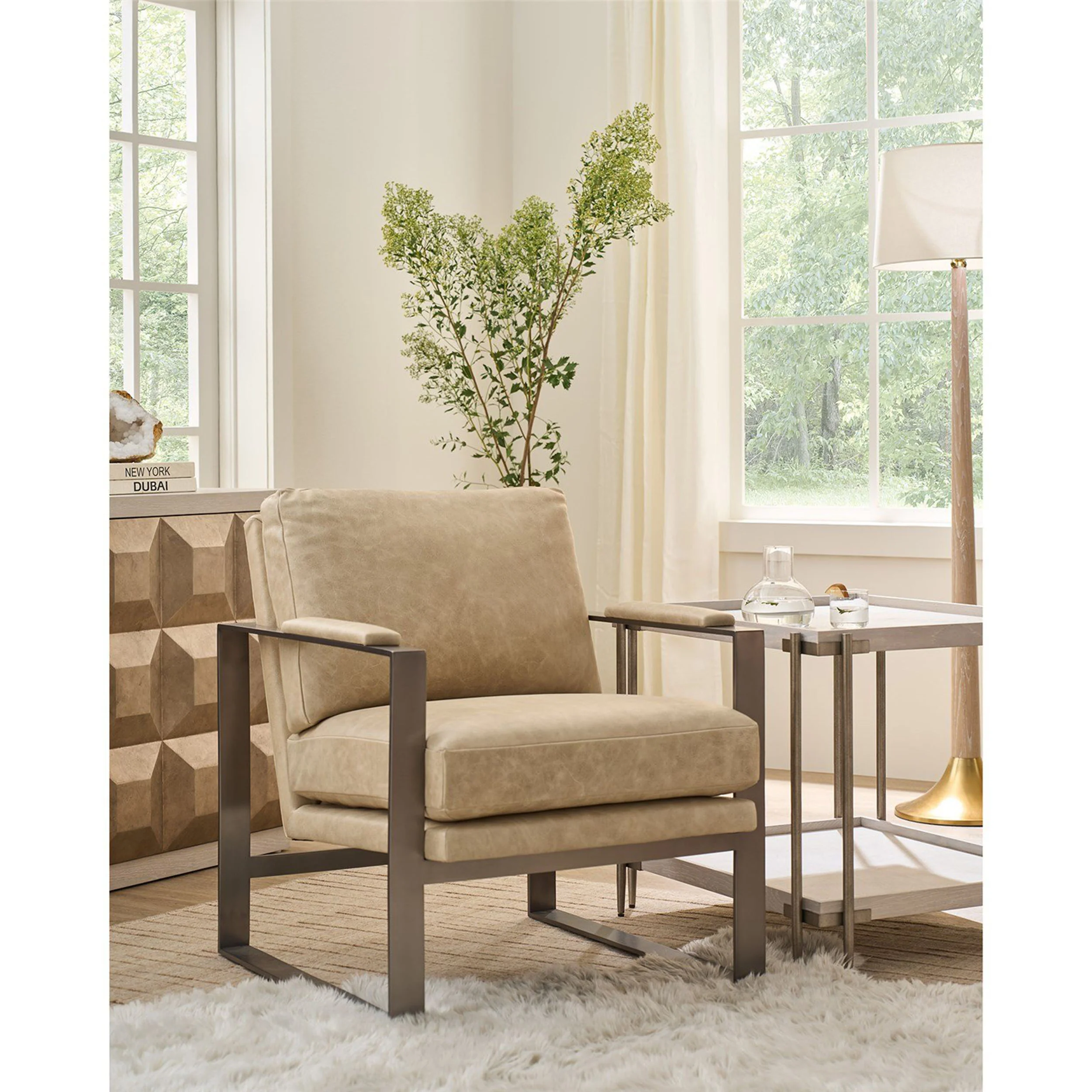Selkie End Table, White Oak - Image 4