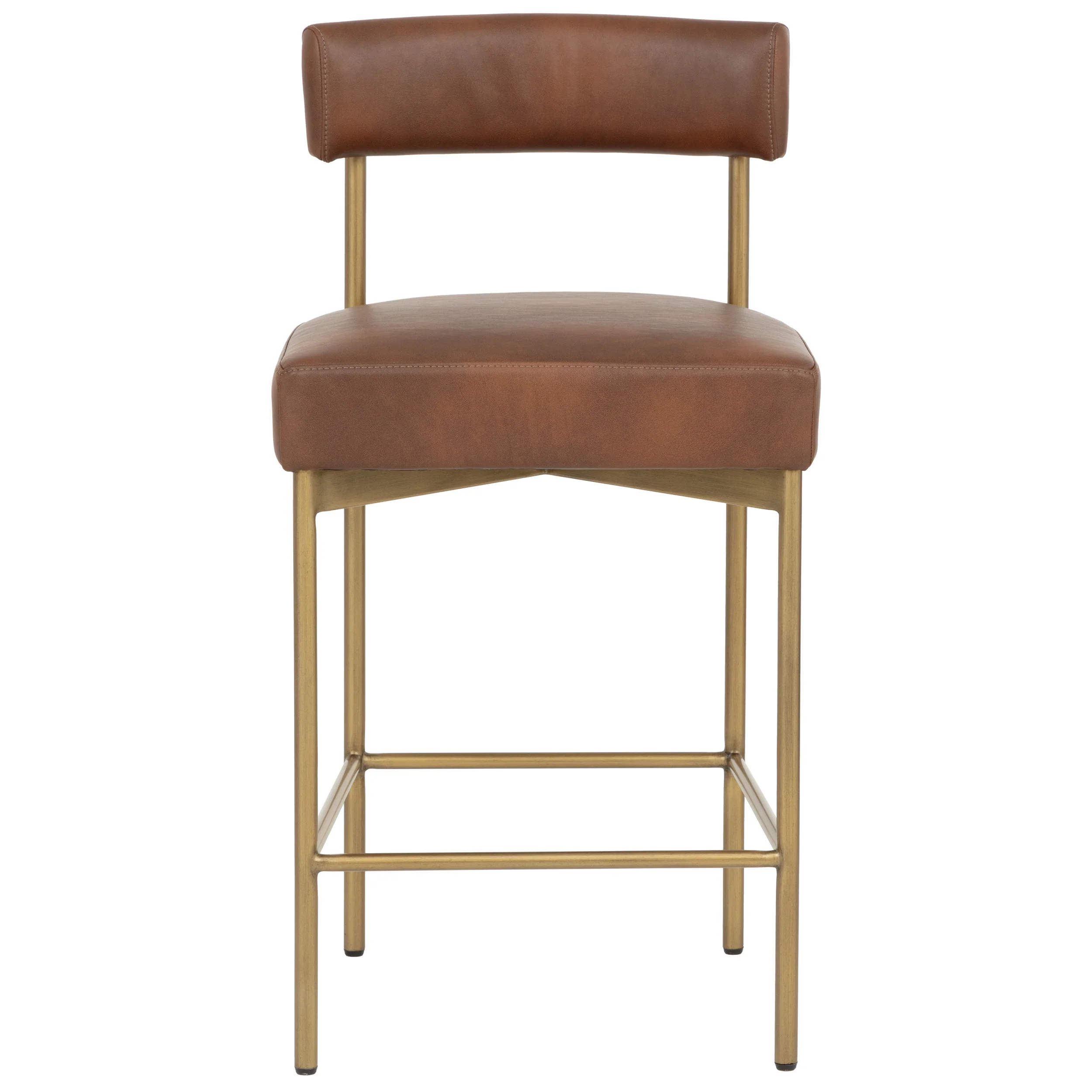 Seneca Counter Stool, Bravo Cognac, Set of 2 - Image 2