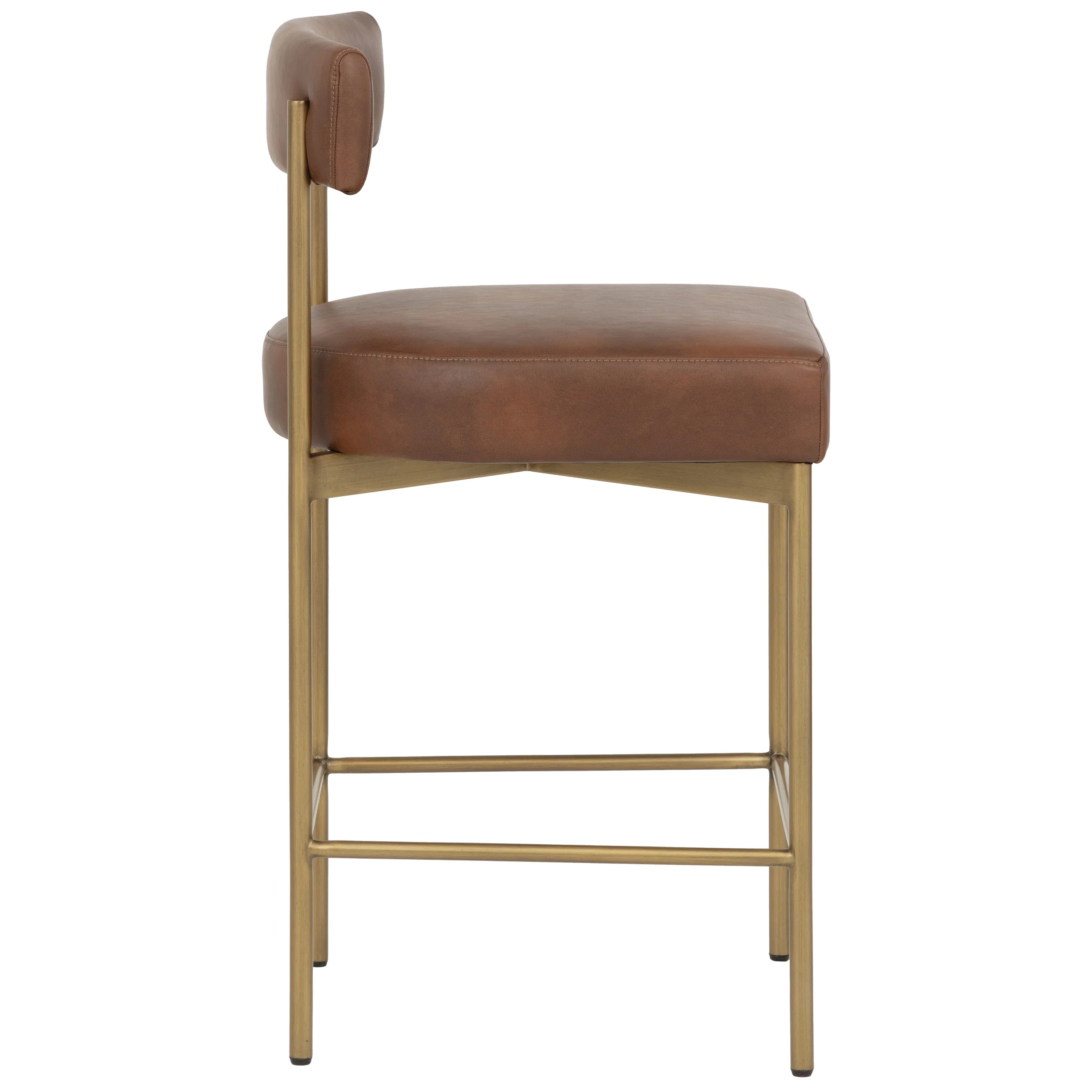 Seneca Counter Stool, Bravo Cognac, Set of 2 - Image 3