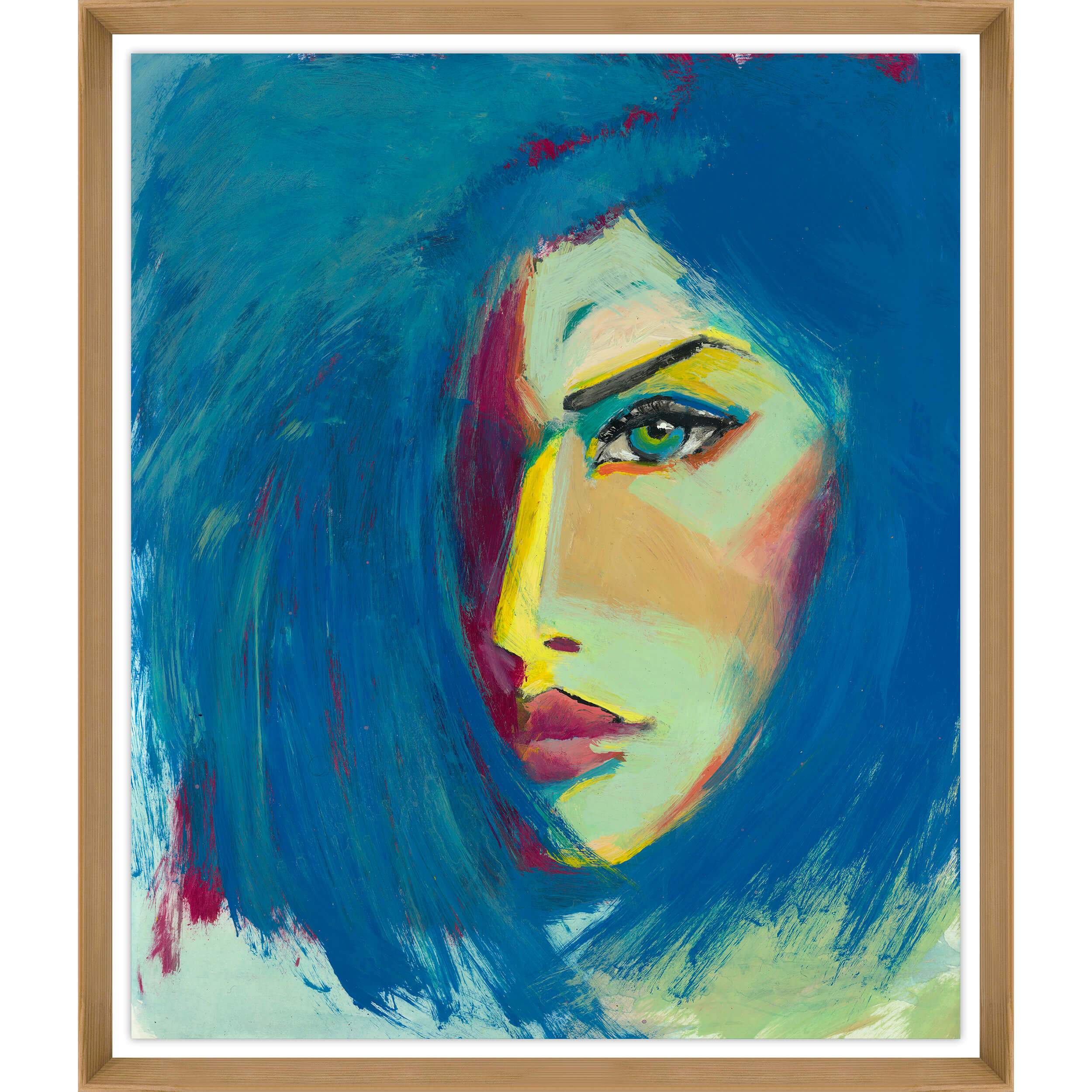 Sensual Gaze IV Acrylic Glass Framed