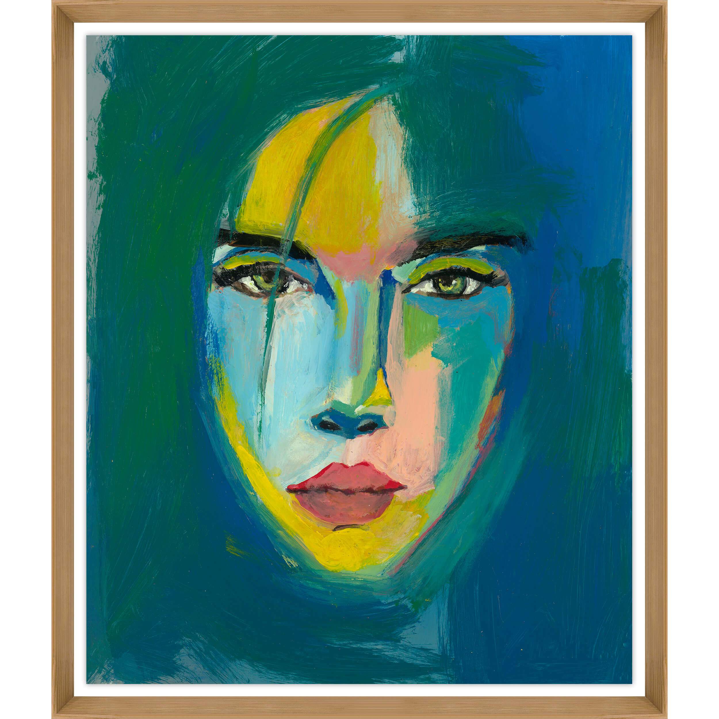 Sensual Gaze V Acrylic Glass Framed