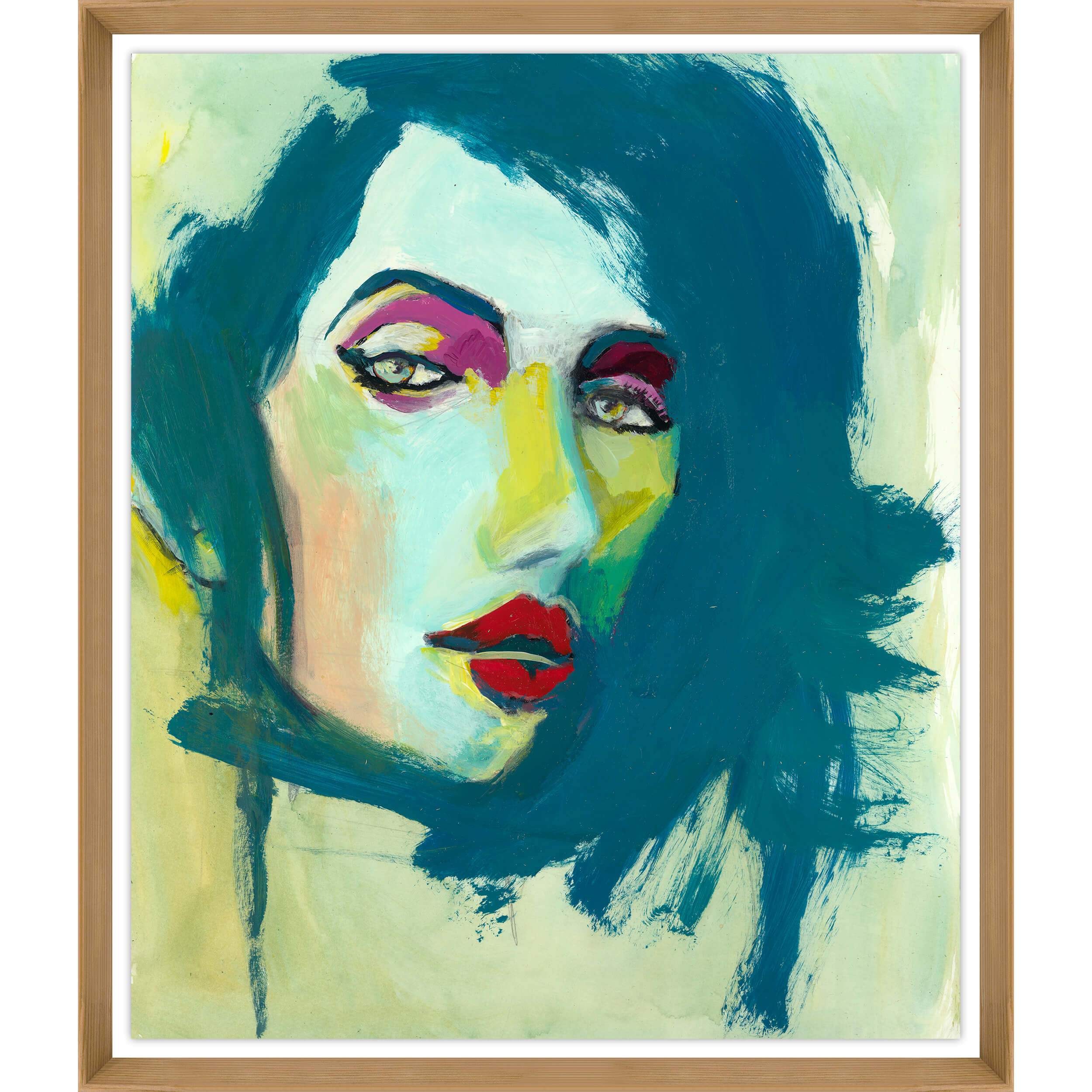 Sensual Gaze VI Acrylic Glass Framed