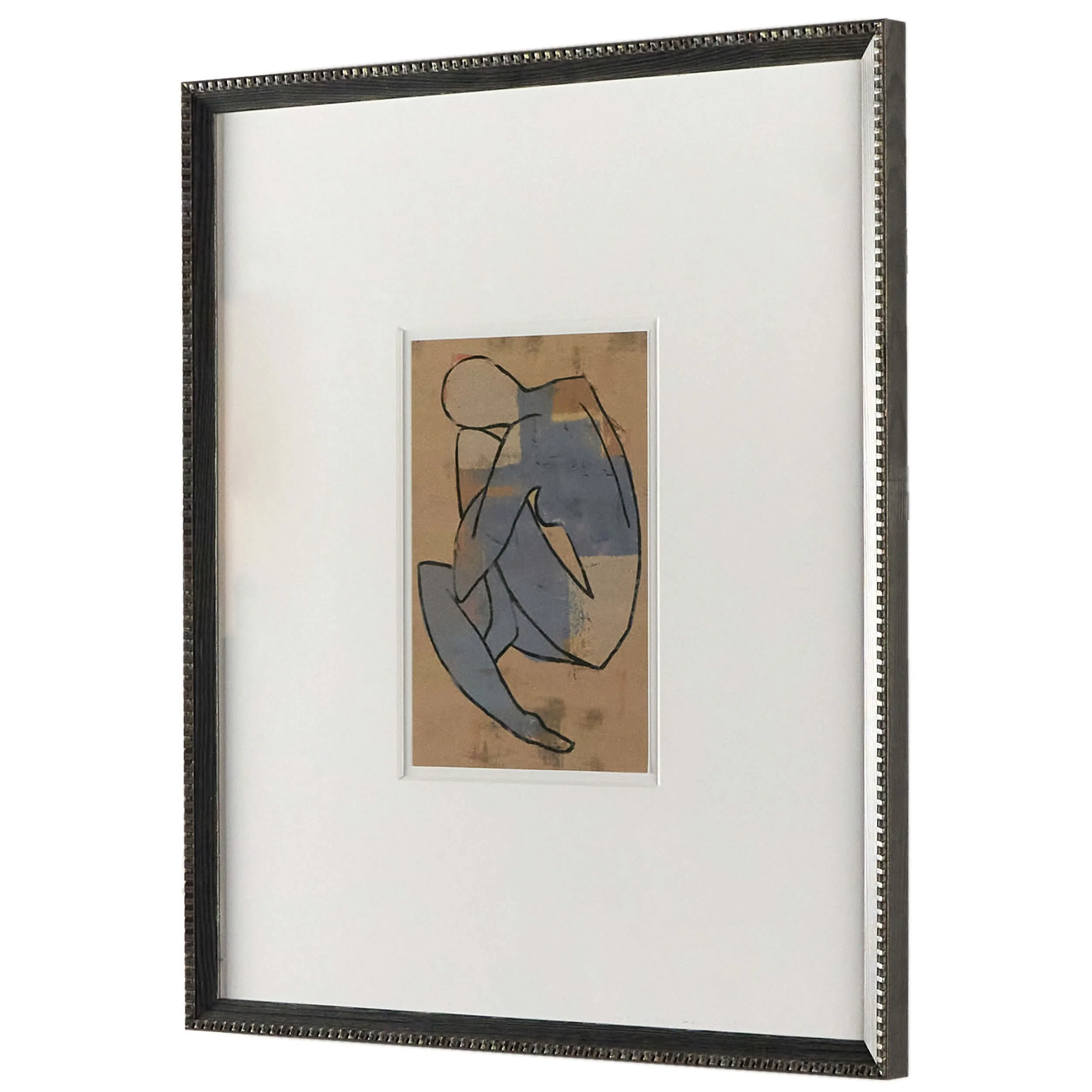 Sentiment Blue Framed by Coup D'Esprit by Four Hands - Image 2