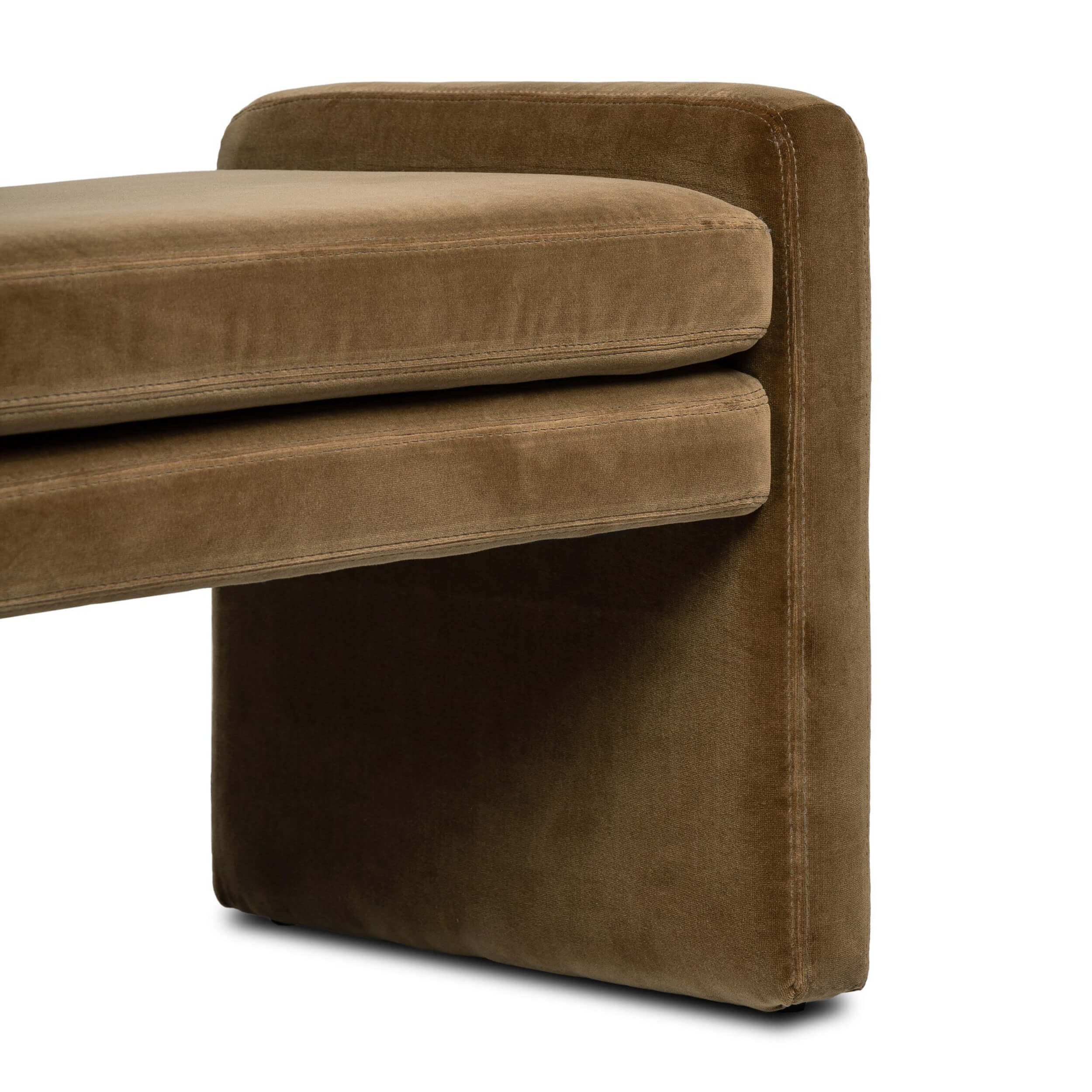 Serena Accent Bench, Surrey Ochre by Four Hands - Image 5