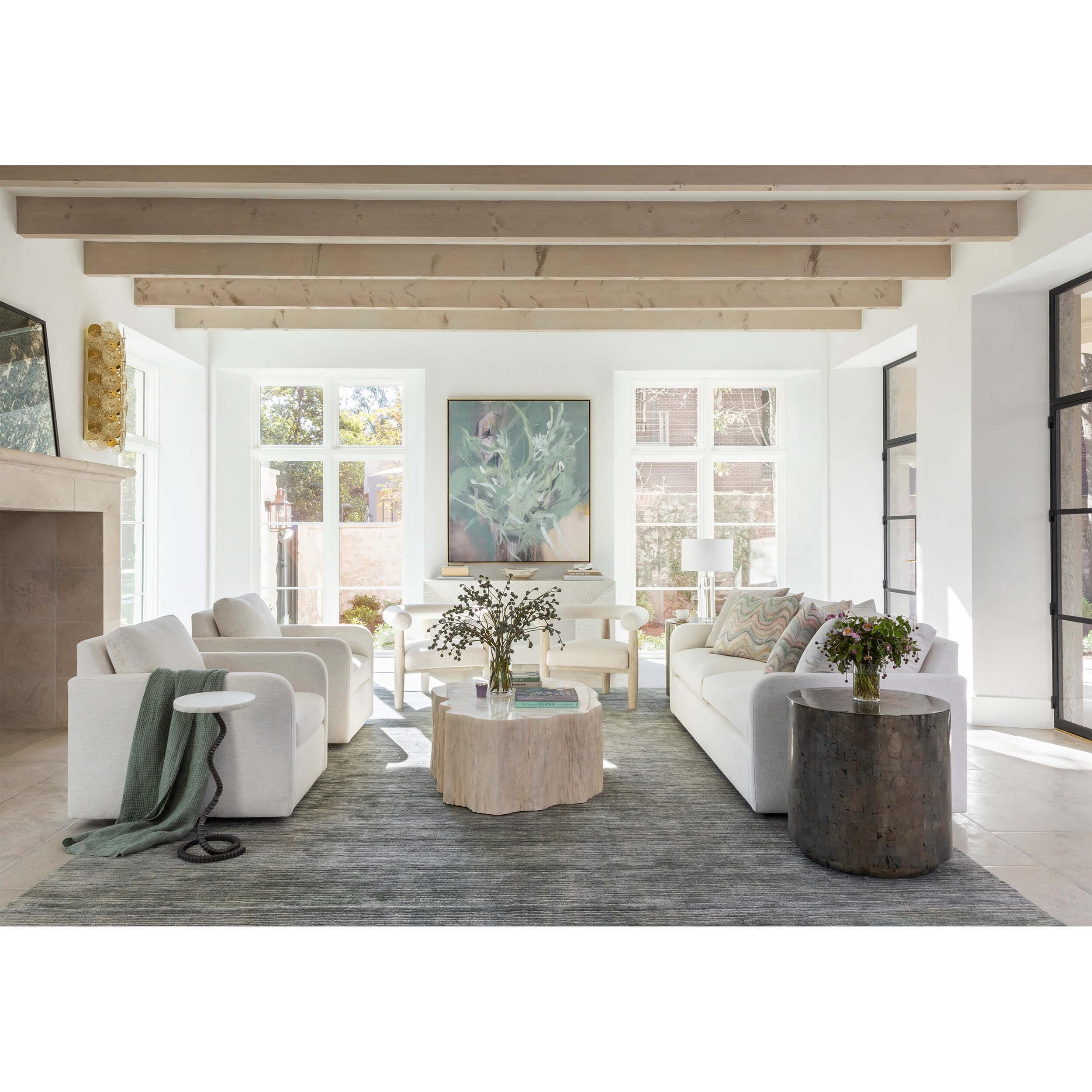 Serena Sofa, Nomad Snow - Image 6