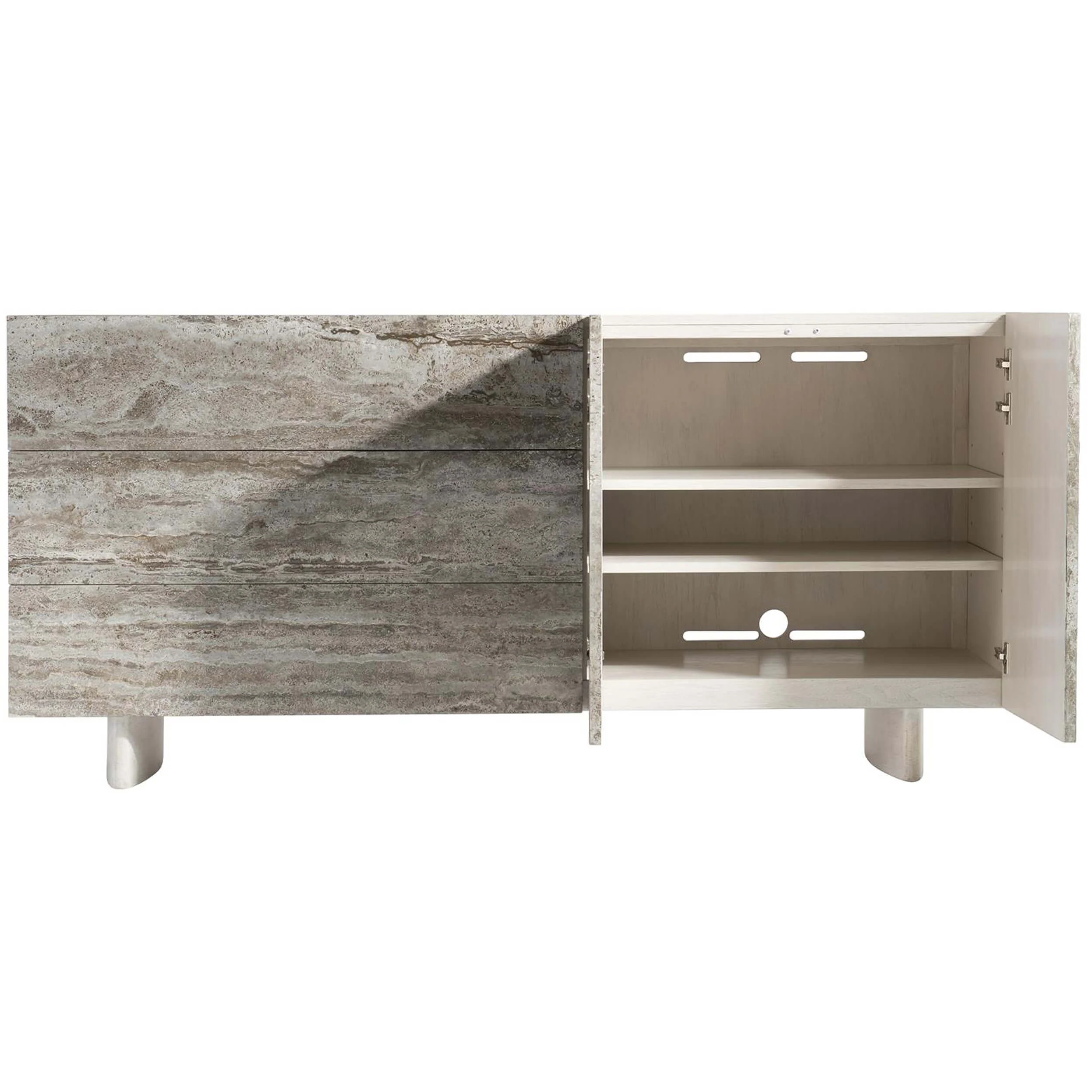 Sereno Buffet, Silver Travertine - Image 5