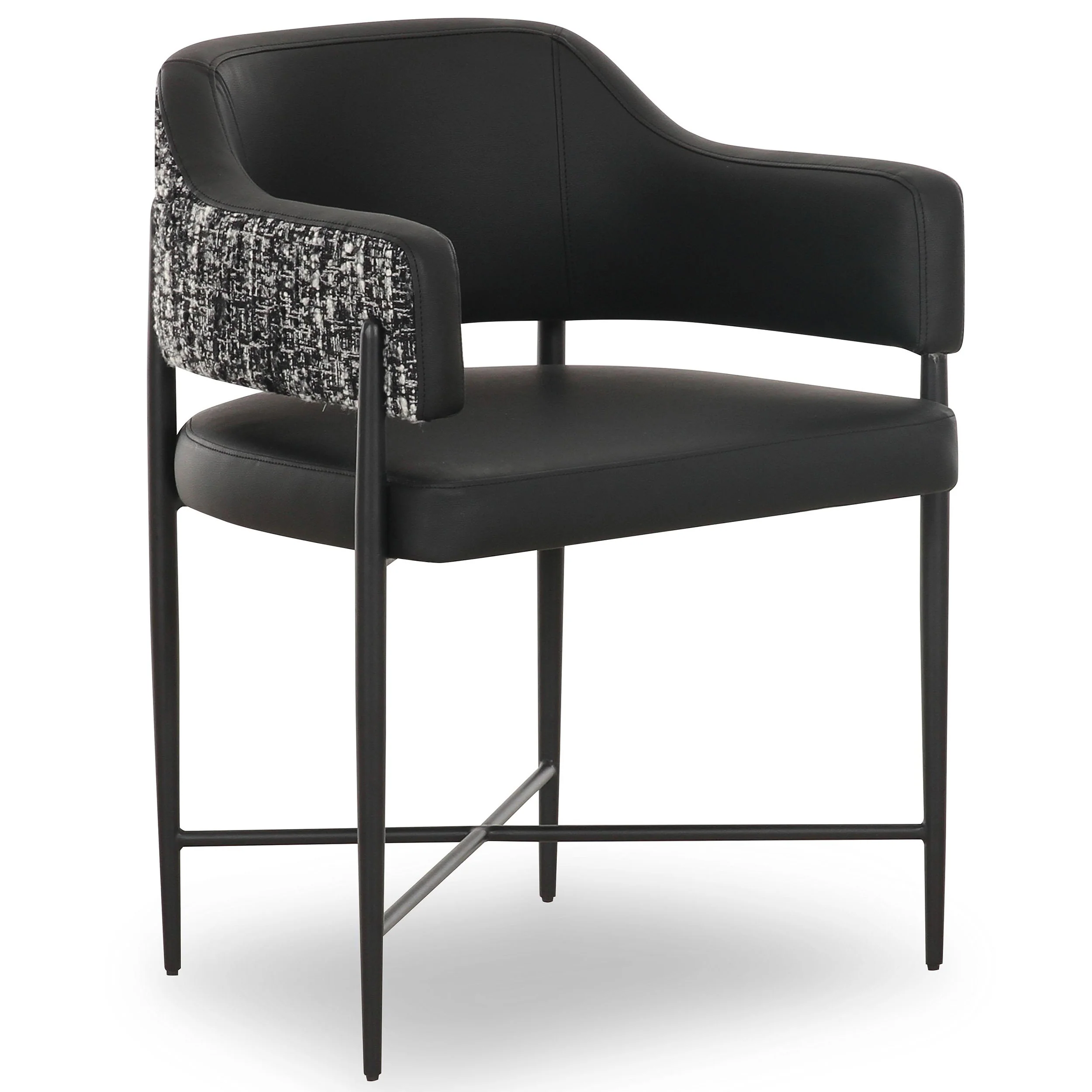 Sezanne 2-Tone Dining Chair, Black