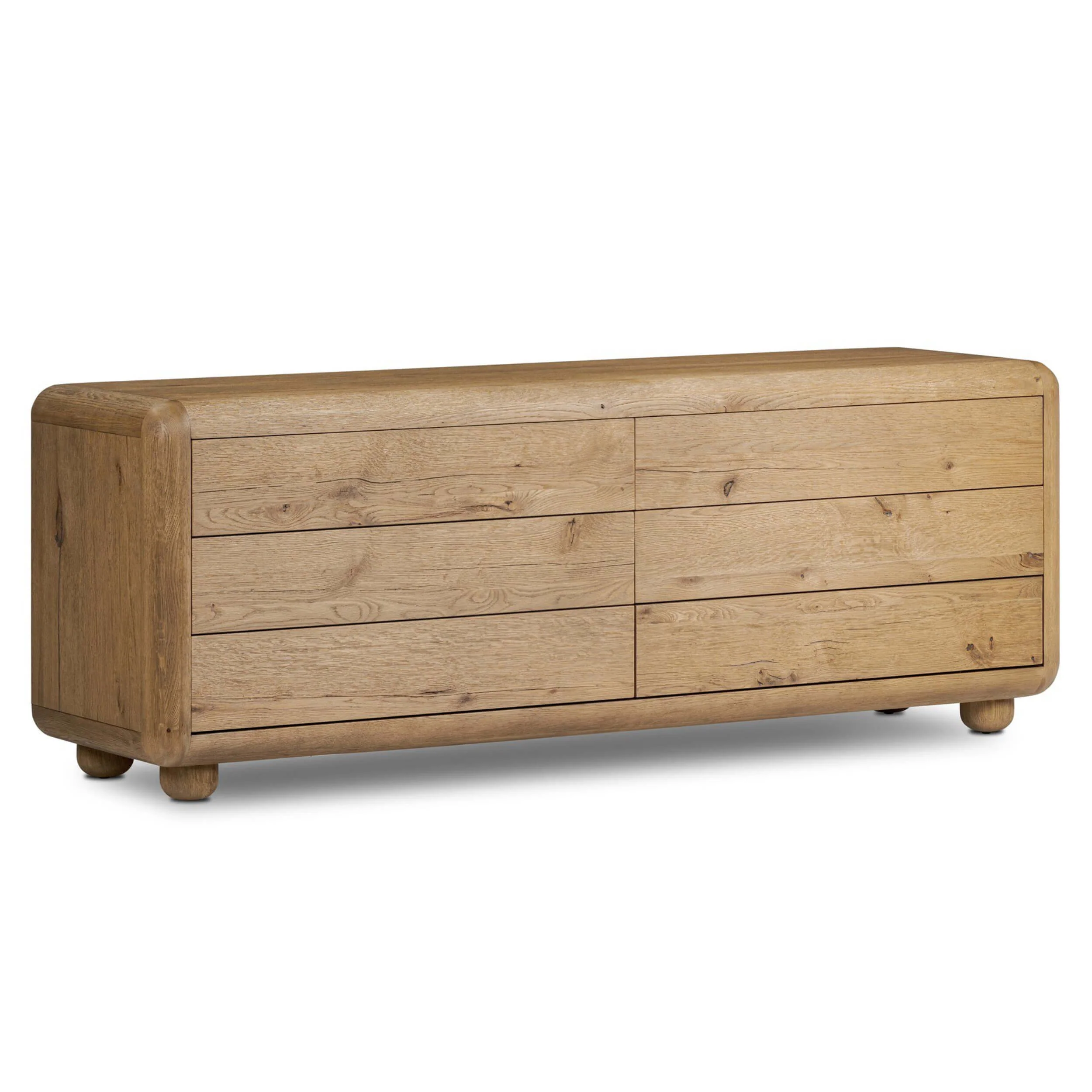 Sheldon 6 Drawer Dresser, Worn Oak by Four Hands