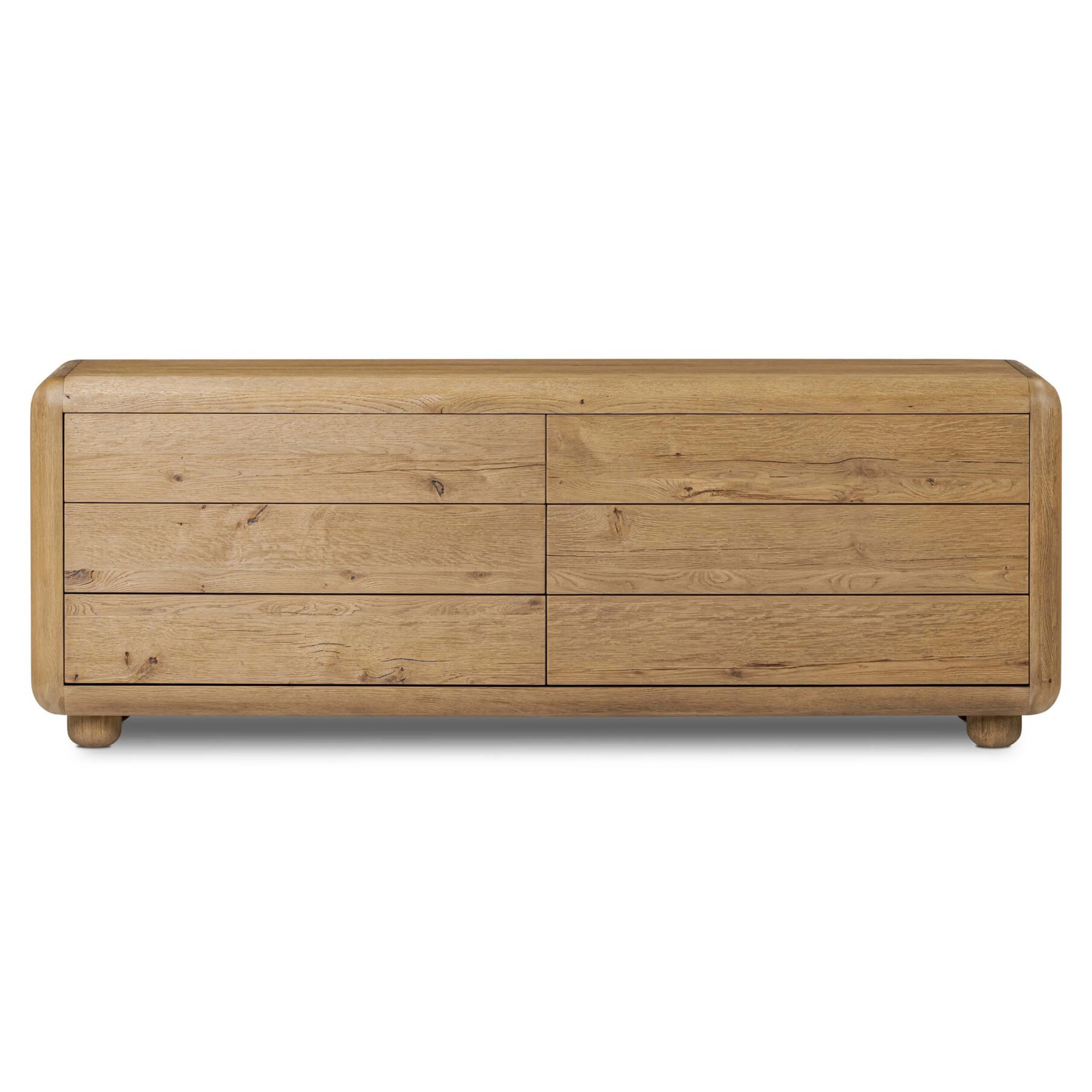 Sheldon 6 Drawer Dresser, Worn Oak by Four Hands - Image 2