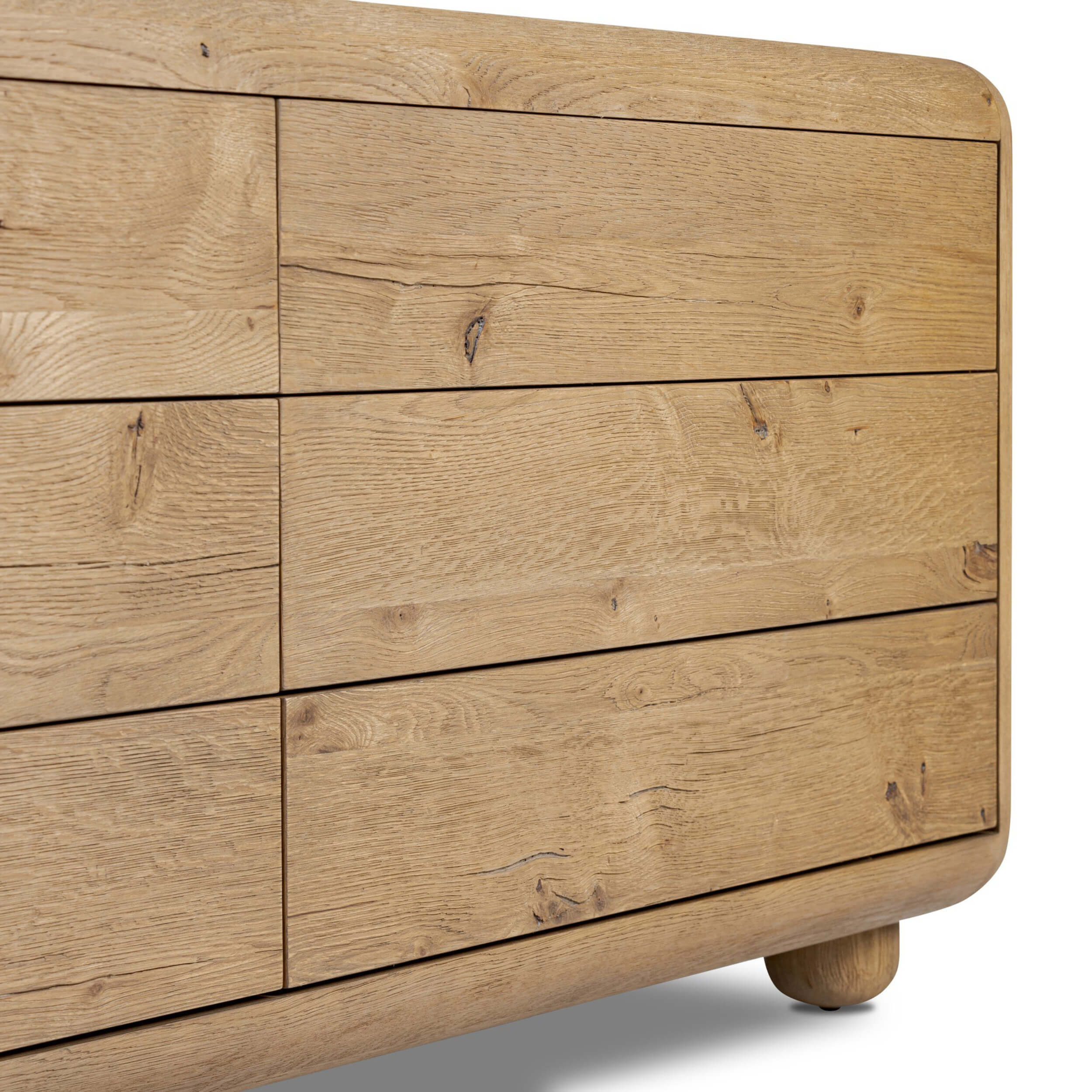 Sheldon 6 Drawer Dresser, Worn Oak by Four Hands - Image 4
