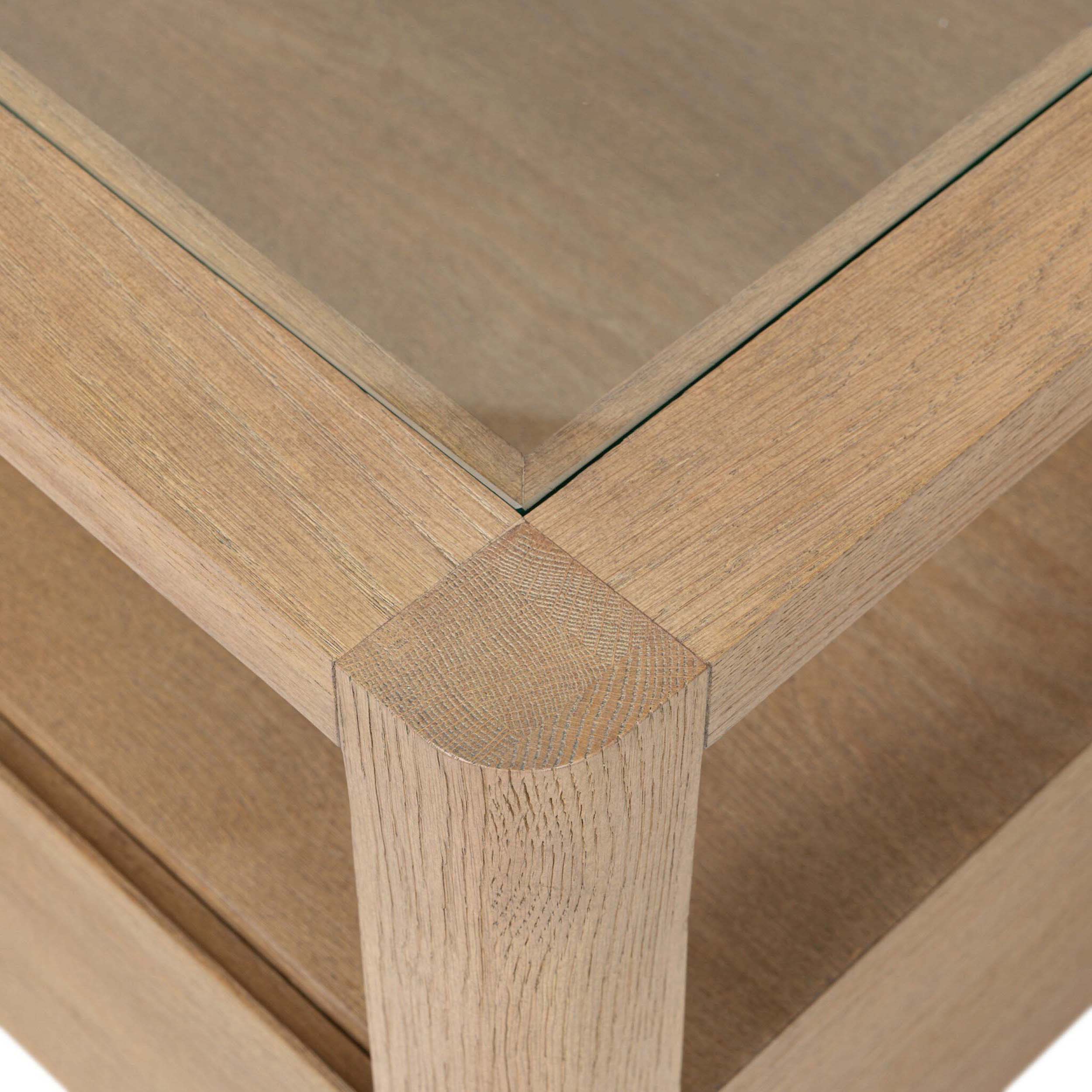 Shiloh End Table, Sandy Oak by Four Hands - Image 6
