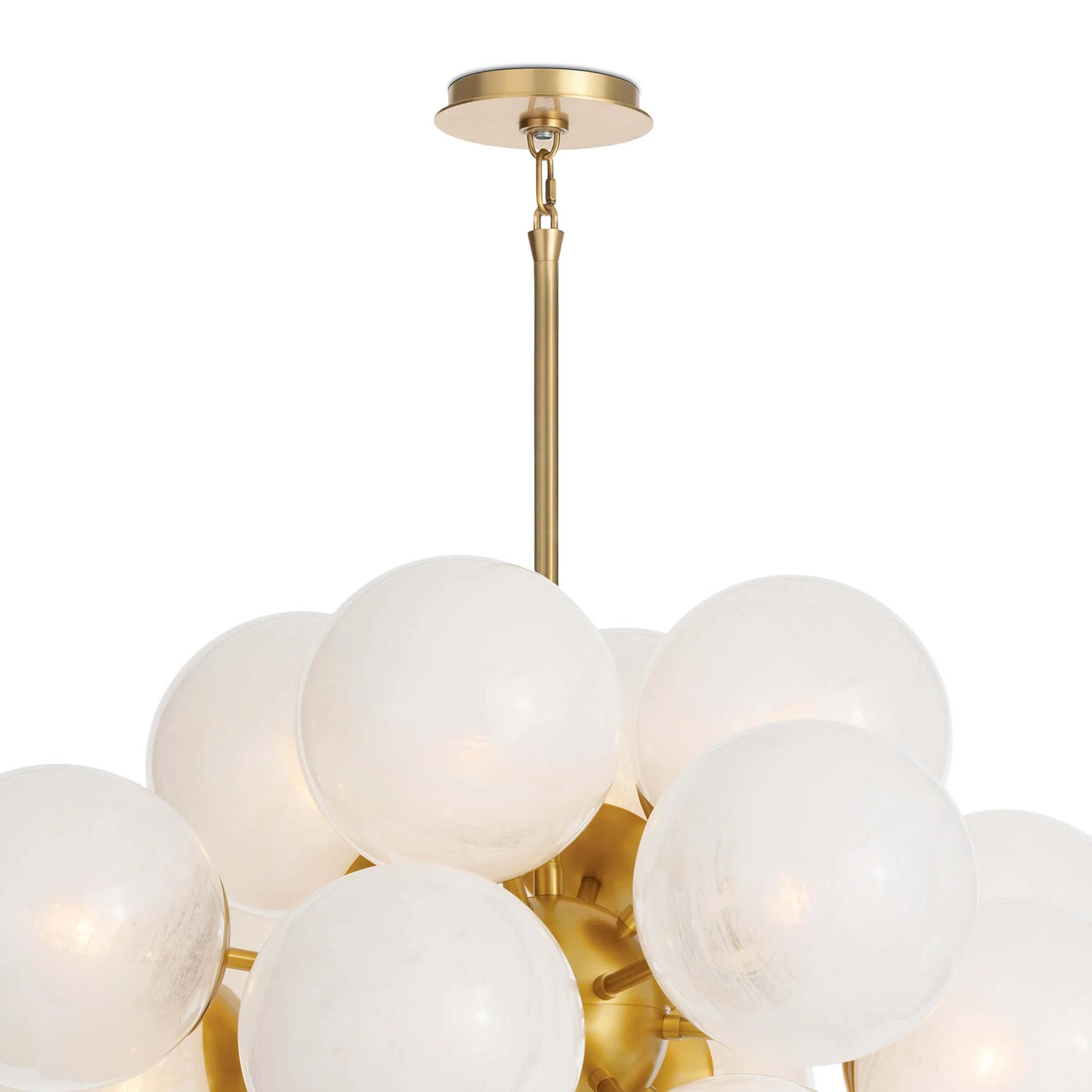 Shine Swirled Glass Chandelier - Image 3