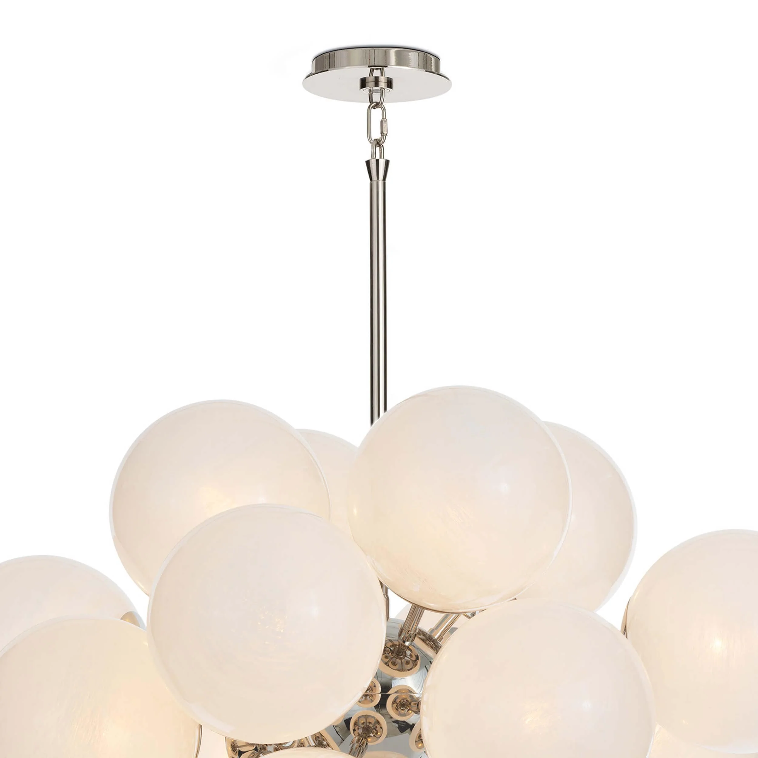 Shine Swirled Glass Chandelier - Image 8